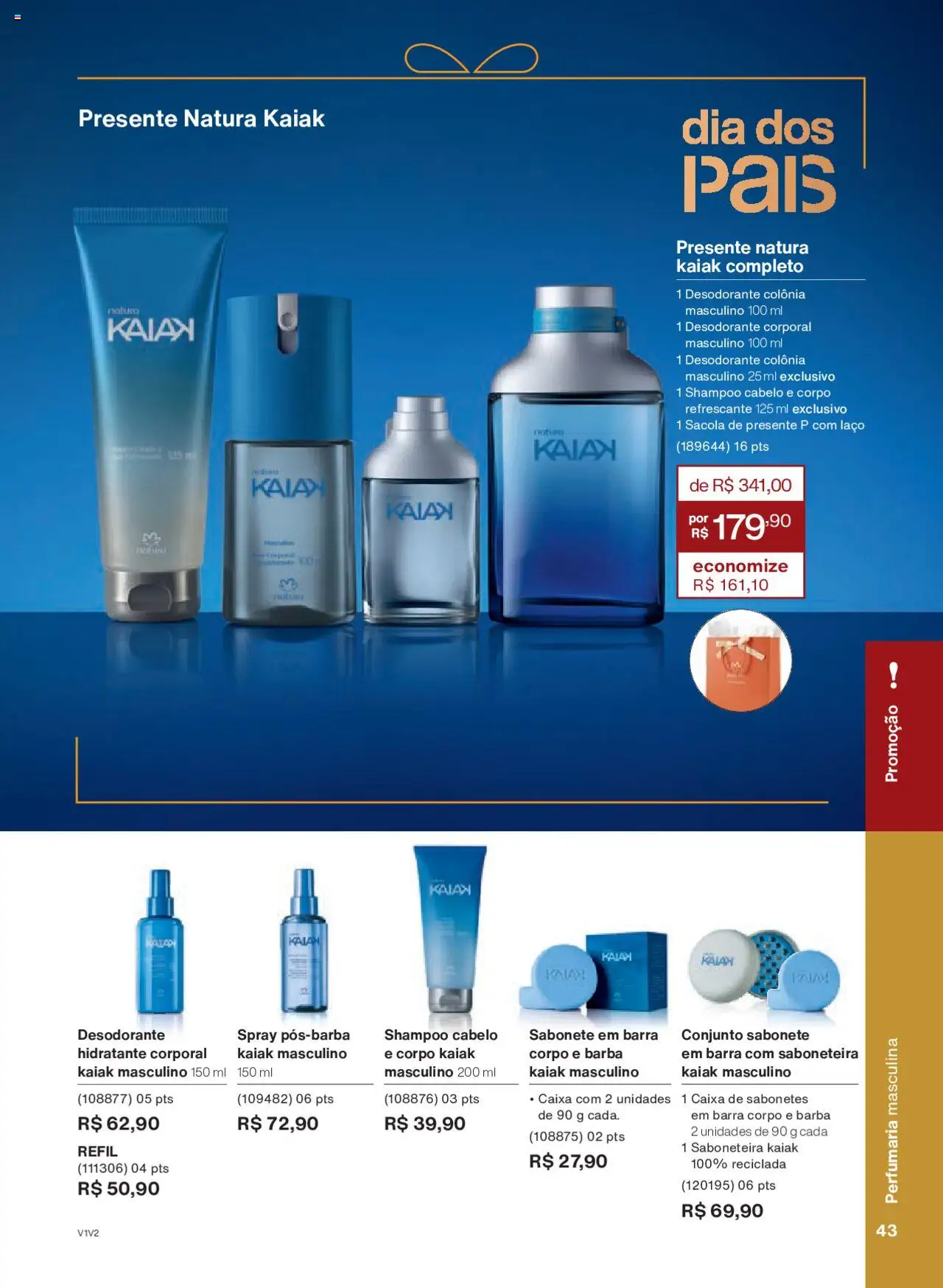 Natura Folheto - válido de 05.06.2025 | Página: 43 | Produtos: Hidratante corporal, Desodorante, Sabonete, Saboneteira