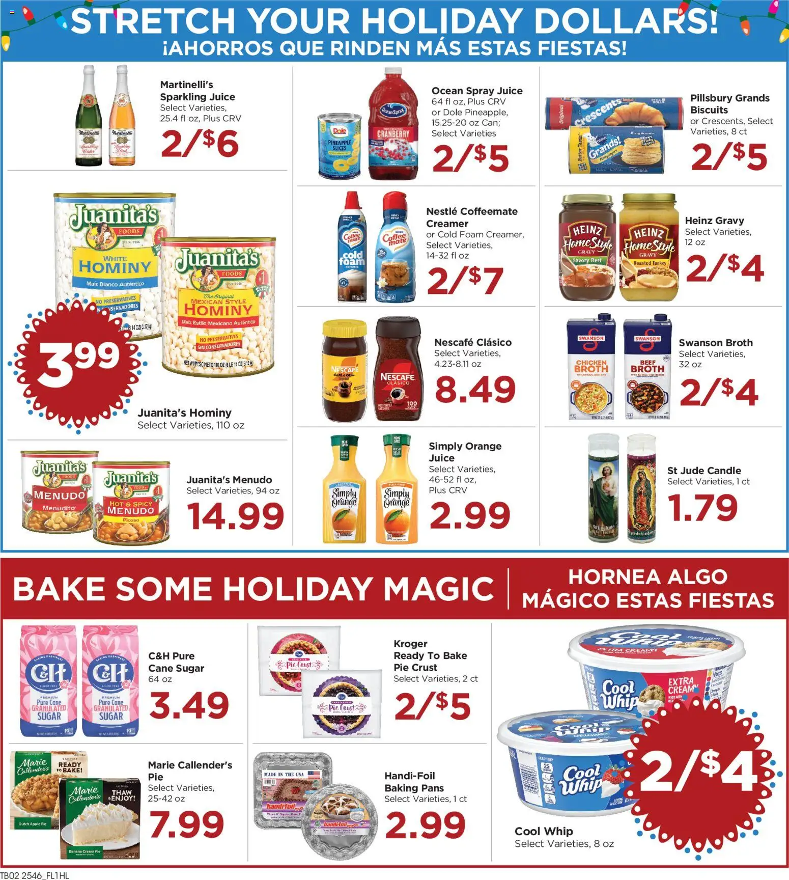 Food 4 Less Weekly Ad - valid from 17.12.2025 | Page: 5 | Products: Beef, Pineapple, Cream, Sugar