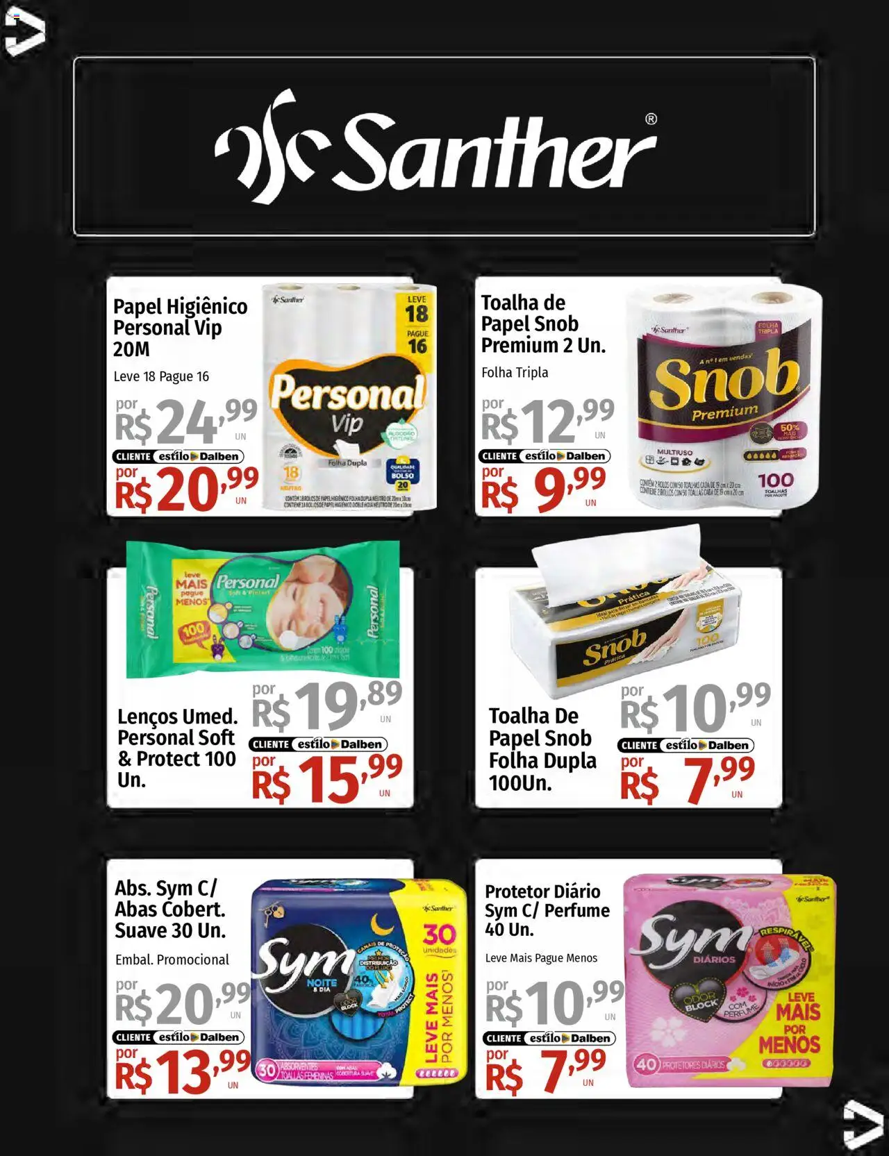 Supermercado Dalben Folheto - válido de 23.07.2025 | Página: 32 | Produtos: Perfume, Papel higiênico