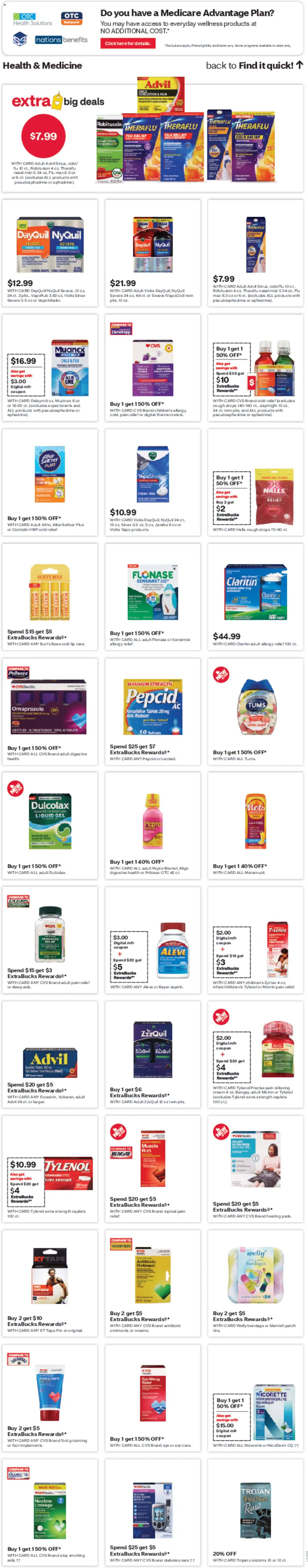 CVS Pharmacy Weekly Ad - CT - valid from 21.12.2025 | Page: 7 | Products: Pads, Cream, Fan
