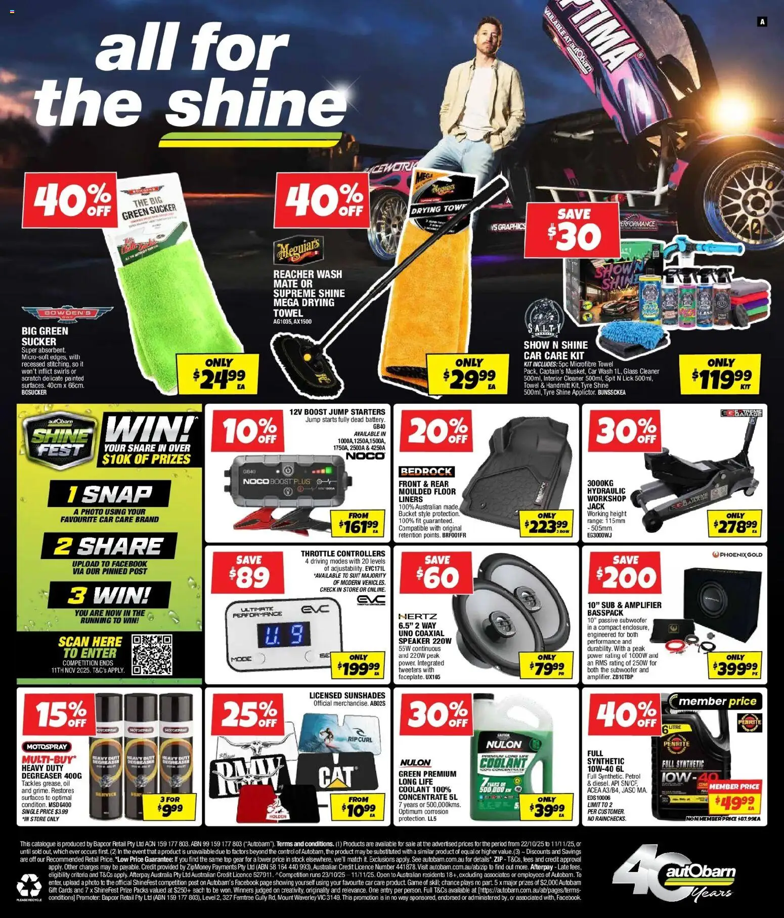 Autobarn catalogue - valid from 22.10.2025 | Page: 20 | Products: Bucket, Oil, Suit, Amplifier