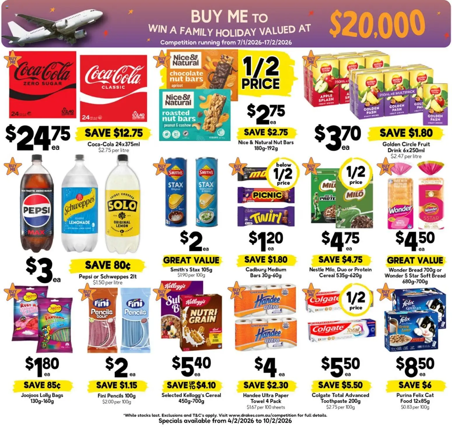 Drakes catalogue - valid from 04.02.2026 | Page: 4 | Products: Bread, Chocolate, Cereal, Lemon