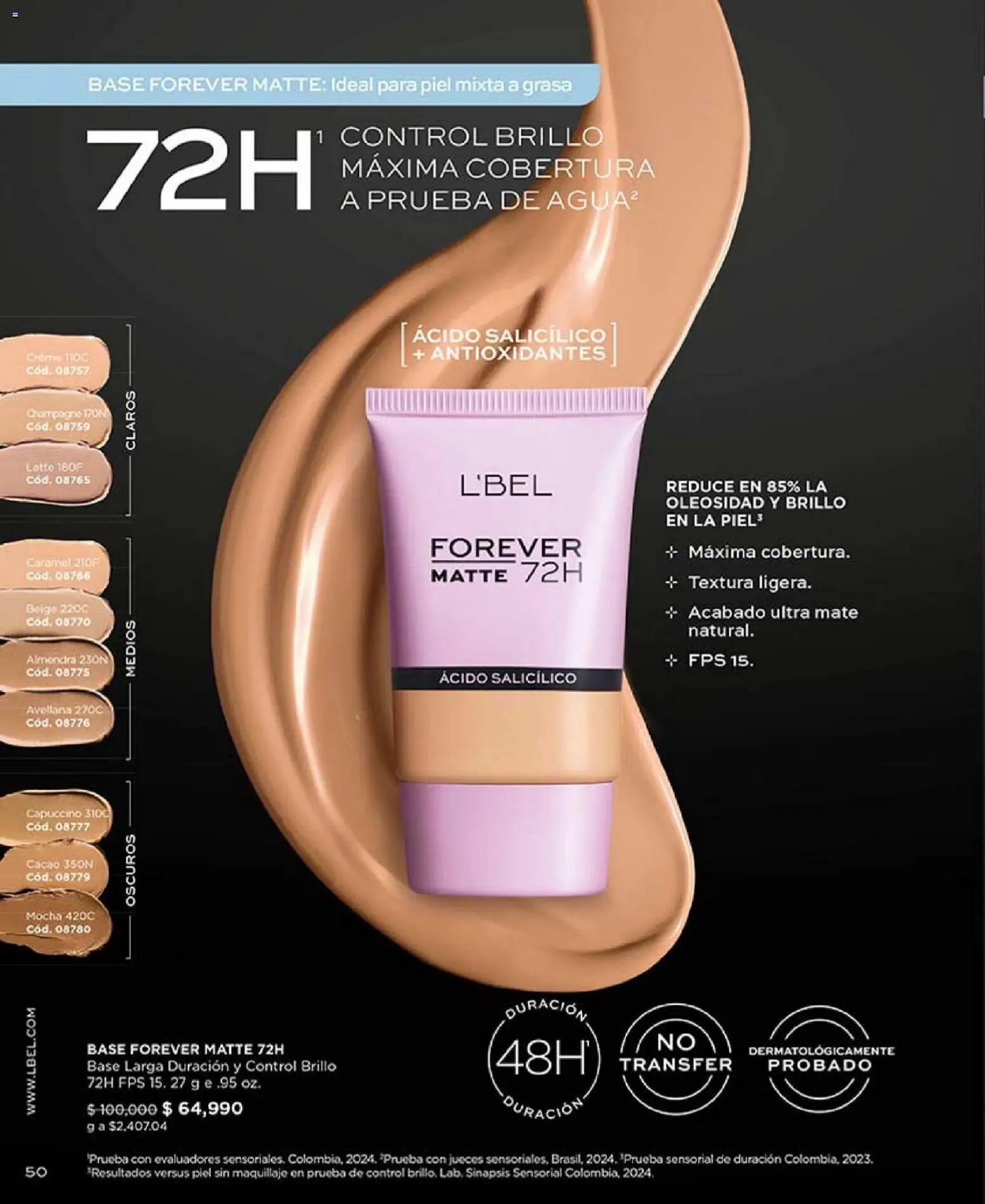 L'Bel revista - valida desde el 01.04.2026 | Página: 54 | Productos: Brillo, Maquillaje