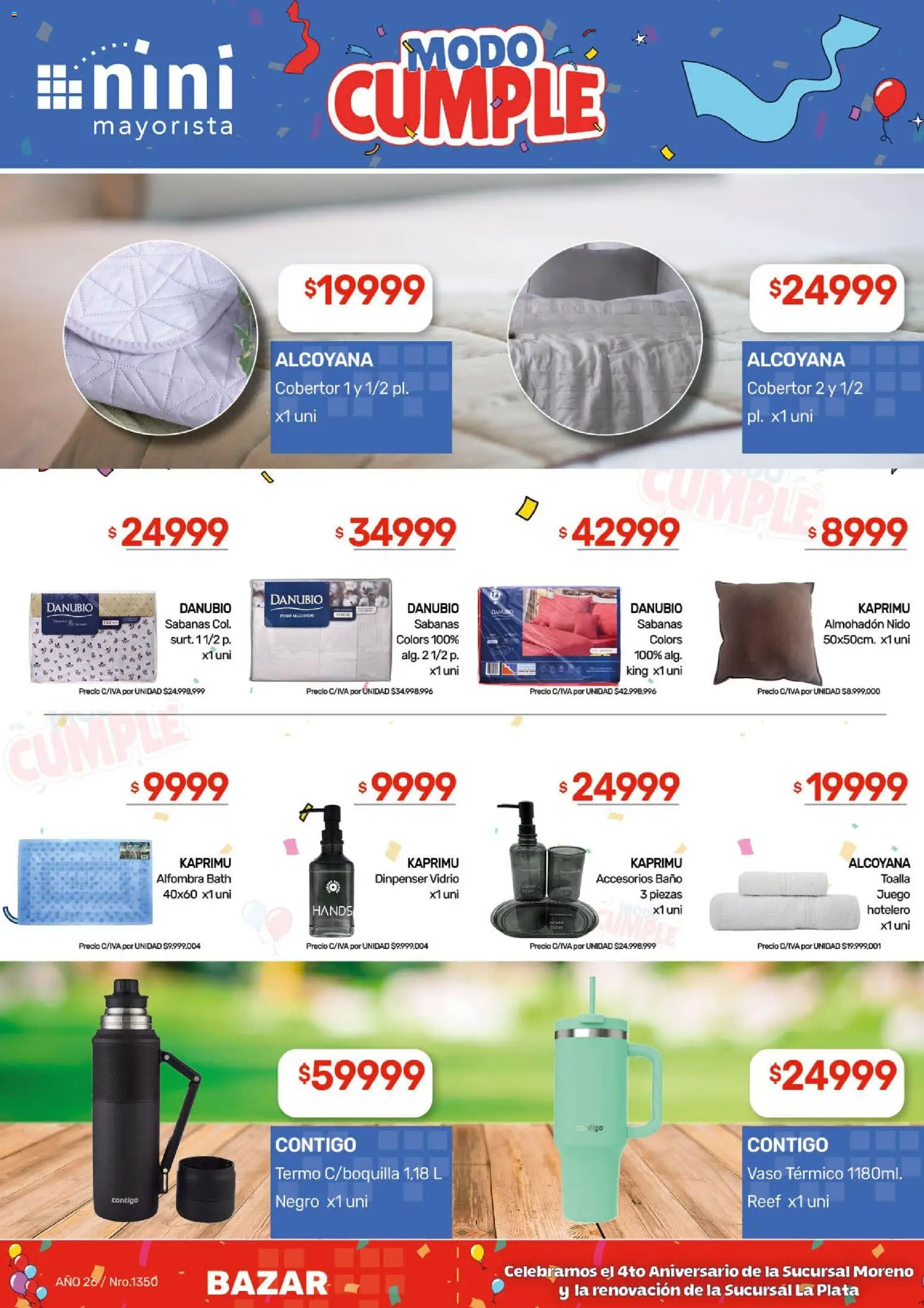 NINI Mayorista - Ofertas │ válido desde el 09.03.2026 | Página: 38 | Productos: Algodón, Sabanas, Almohadon, Alfombra