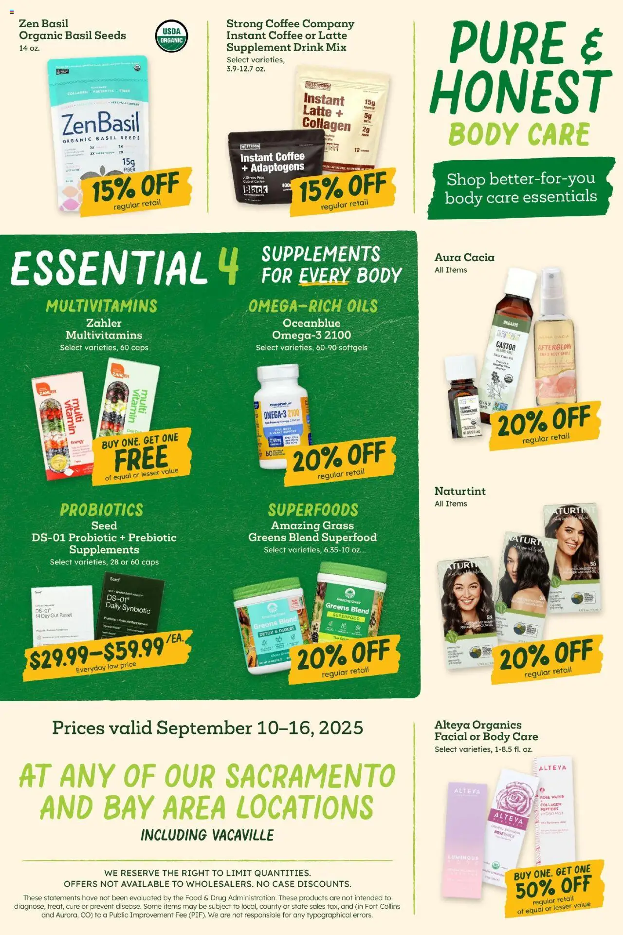 Sprouts Weekly Ad - valid from 10.09.2025 | Page: 11 | Products: Vitamin, Water, Greens, Case