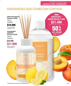 Vista previa Bagués - Catálogo válido desde el 06.04.2026 | Página: 91 | Productos: Durazno, Fragancia, Limón, Esencias
