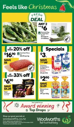 Woolworths North Island catalogue preview  - valid from 03.11.2025