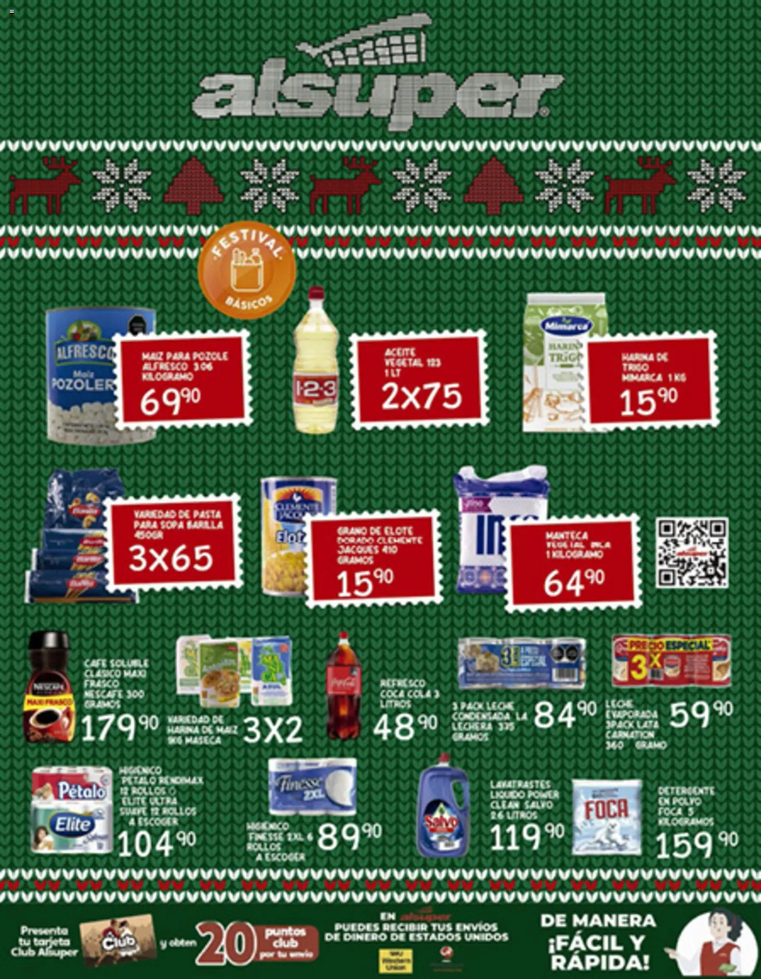 Nuevas ofertas de Alsuper válidas en toda la República Mexicana desde el 05.12.2025. ¡Encuentra las mejores ofertas en Alsuper folleto! | Página: 8 | Productos: Detergente, Frasco, Leche, Aceite