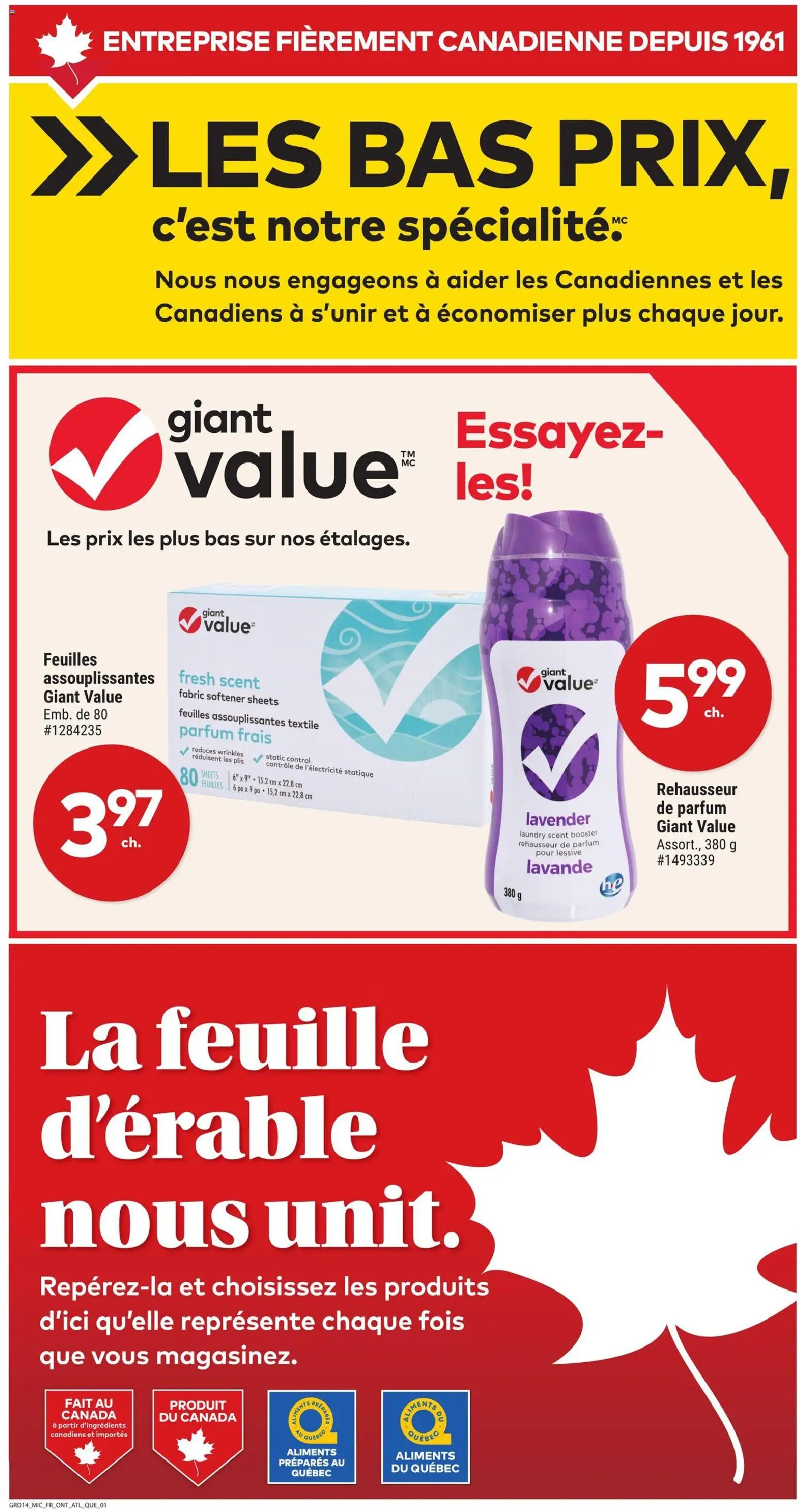 Giant Tiger flyer valid from 05.11.2025 | Page: 5 | Products: Fabric softener