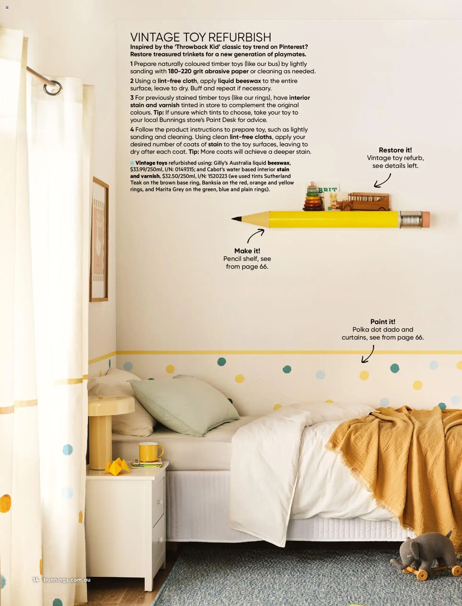 Bunnings Warehouse catalogue - valid from 01.04.2026 | Page: 14 | Products: Desk, Water, Pencil