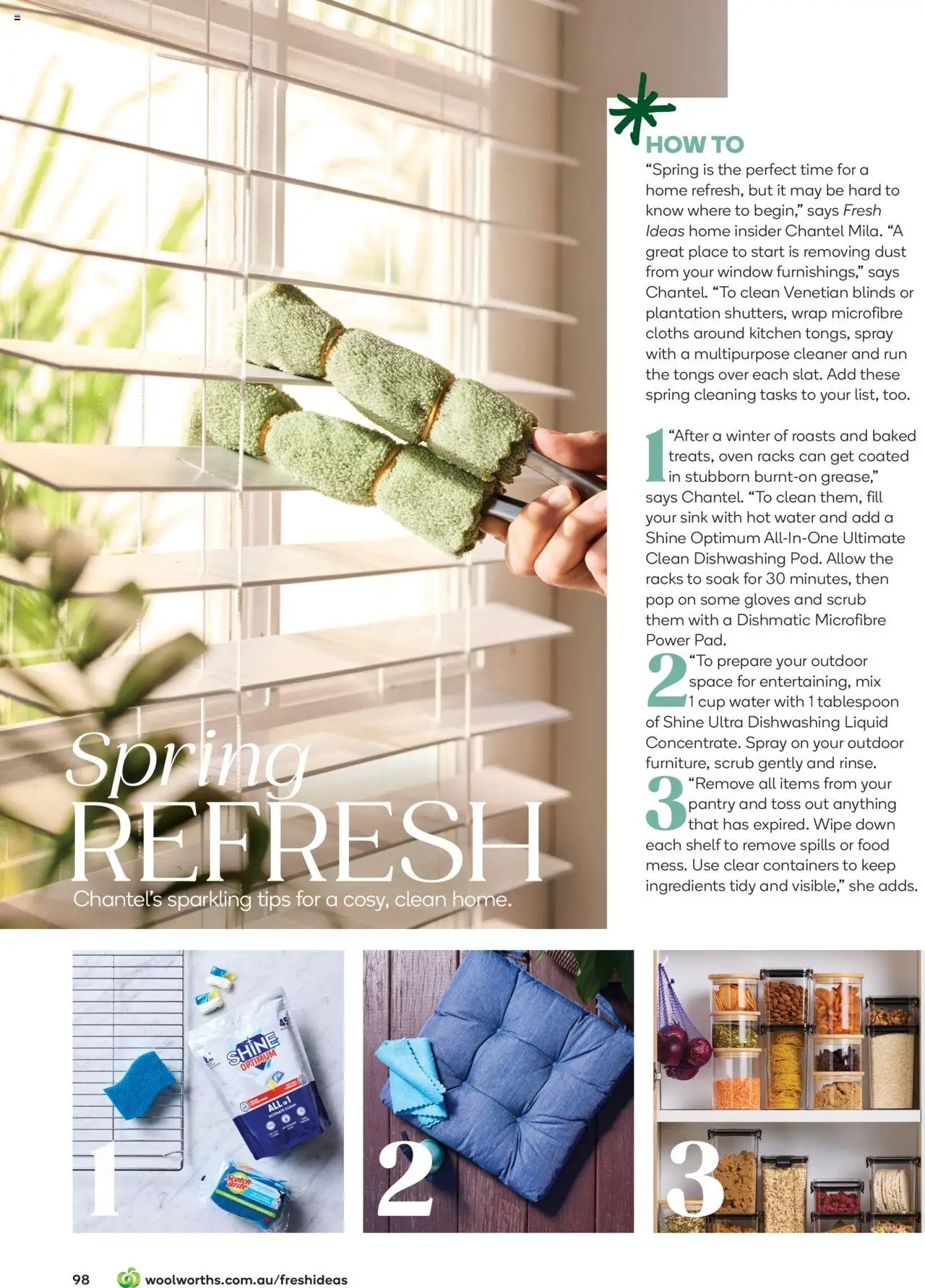 Woolworths catalogue - valid from 01.09.2025 | Page: 98 | Products: Sink, Cleaner, Window, Water