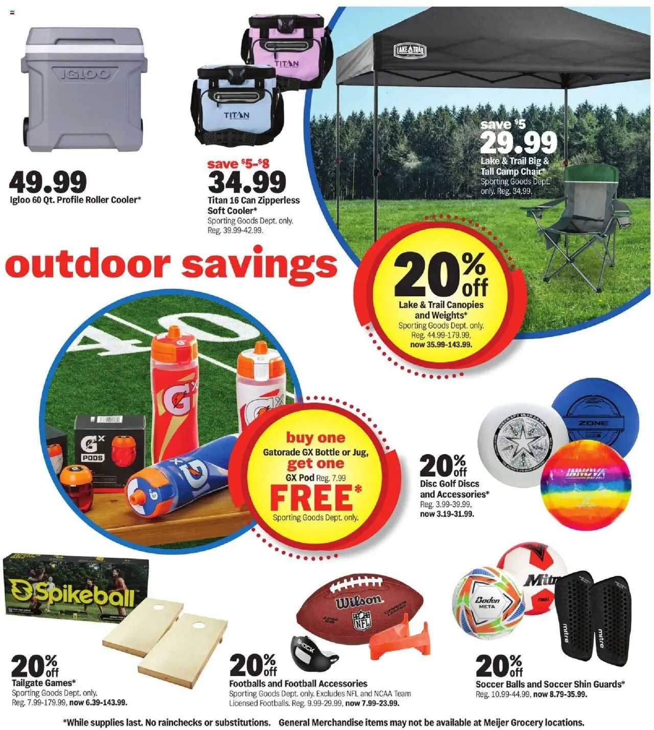 Meijer More Deals Across the Store - valid from 10.09.2025 | Page: 2 | Products: Chair, Shock