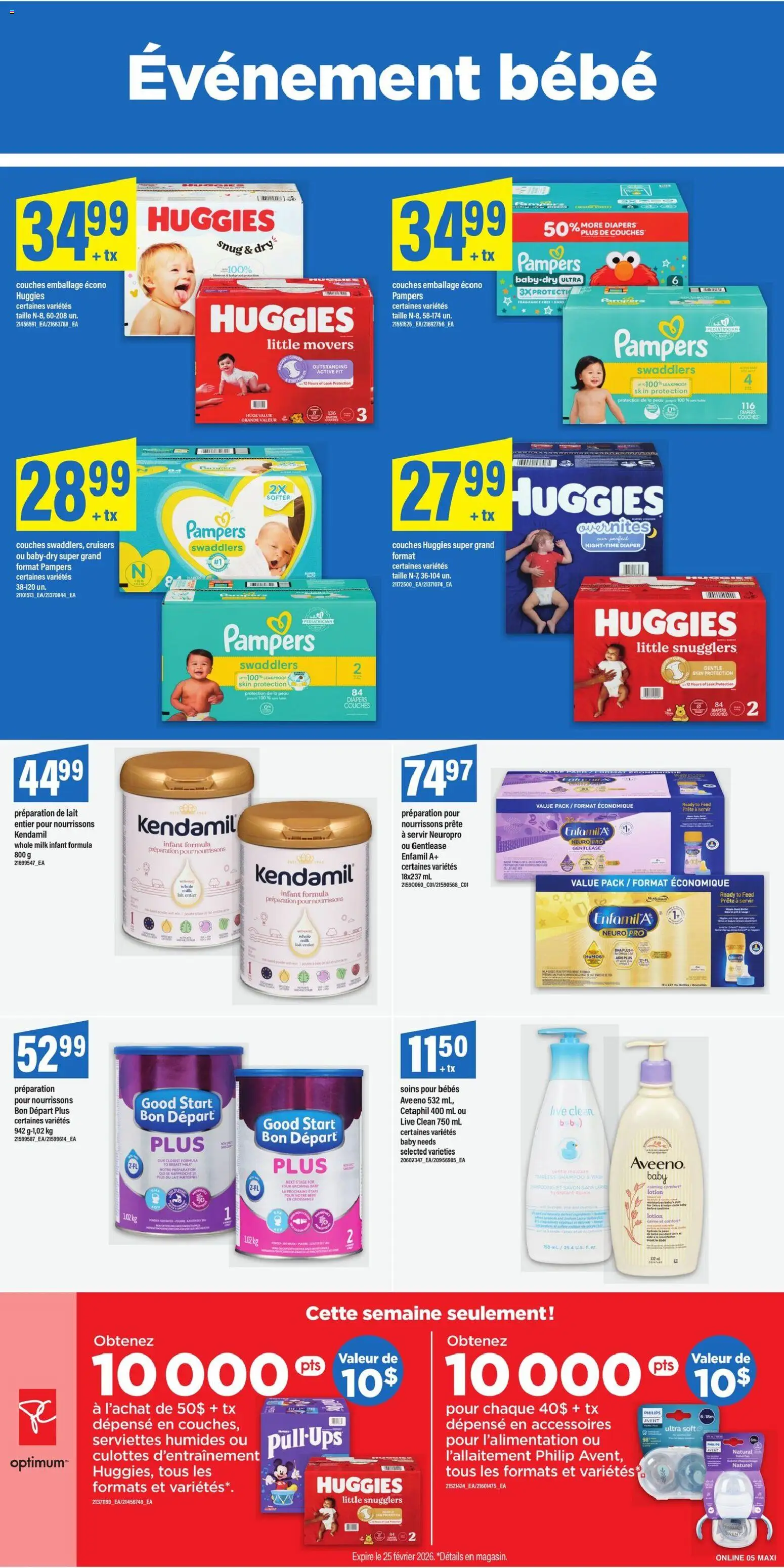 Maxi flyer valid from 19.02.2026 | Page: 10 | Products: Shampoo, Milk