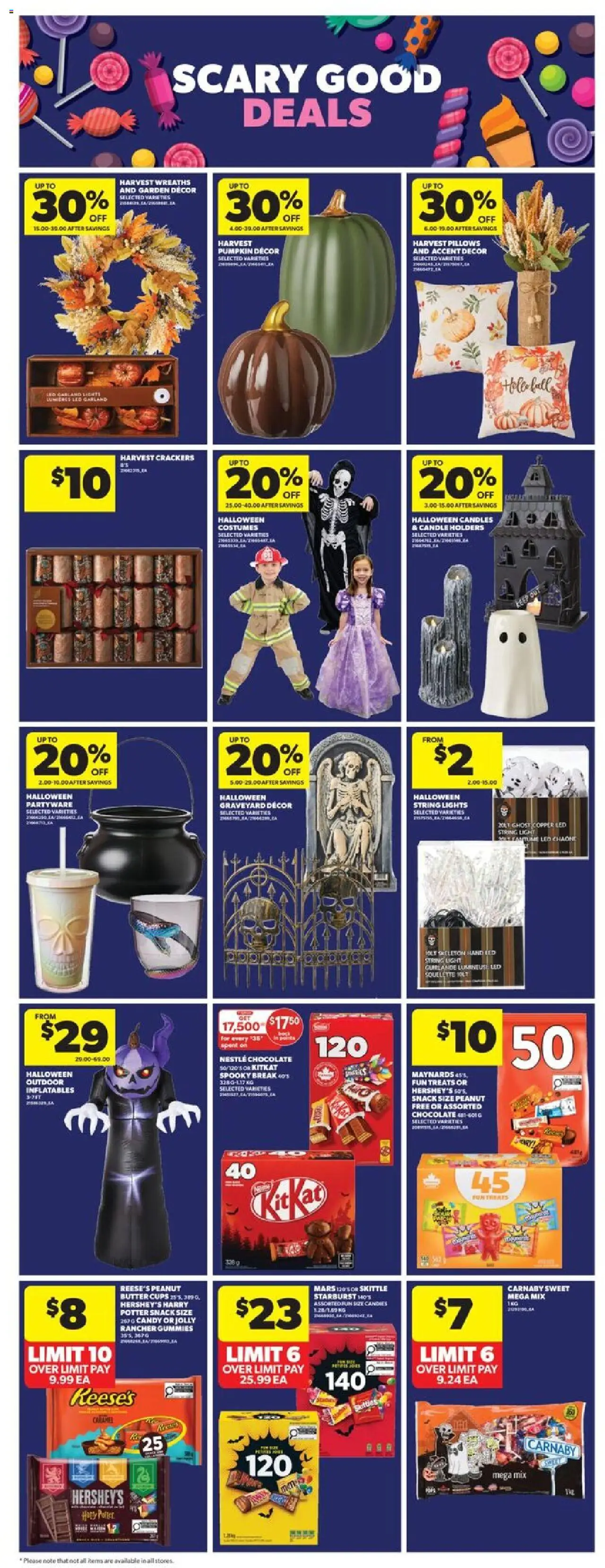 Real Canadian Superstore flyer valid from 25.09.2025 | Page: 38 | Products: Candies, Butter, Chocolate, Pumpkin