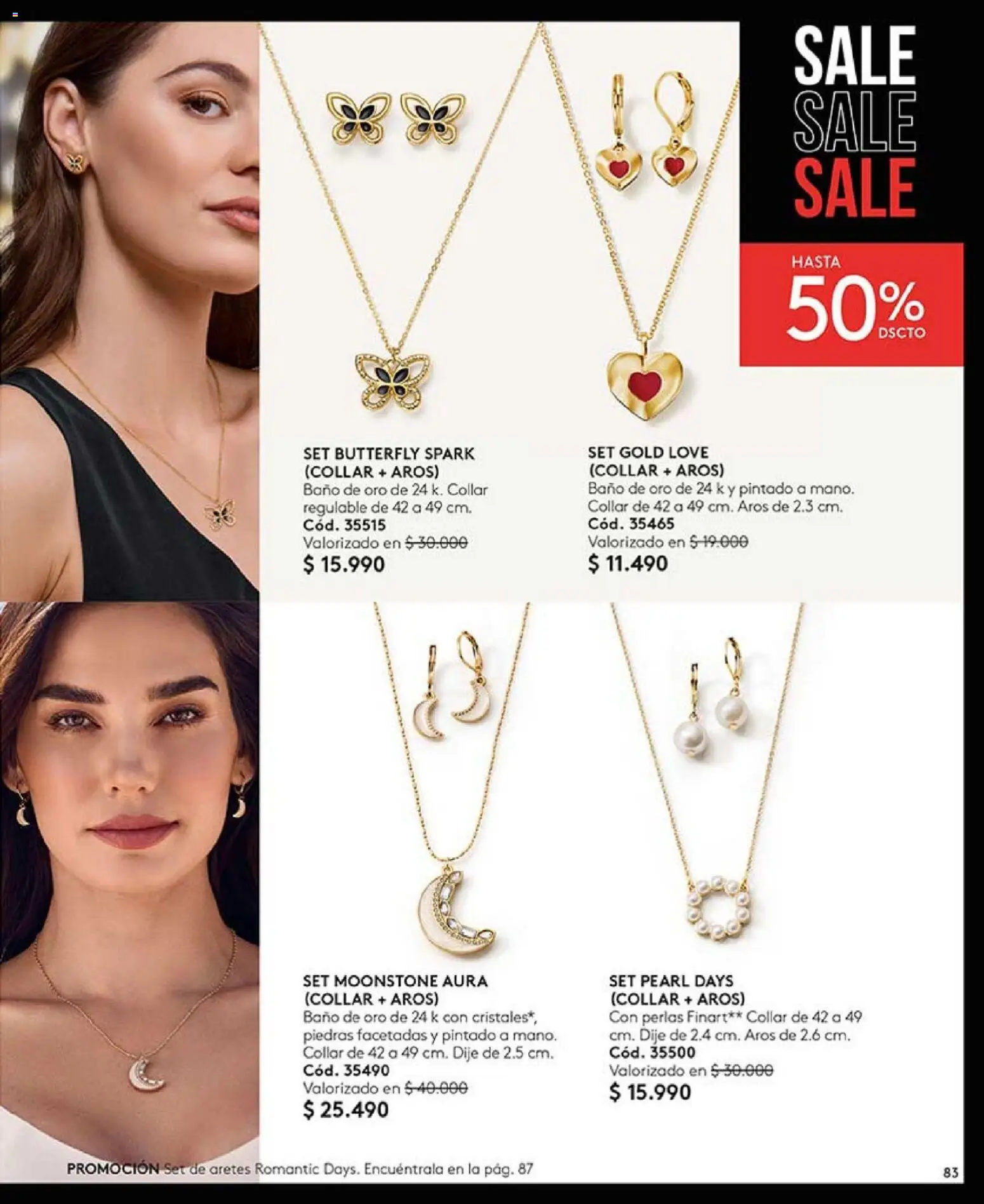 Catálogo Ésika Campaña 2 │ válido desde el 15.01.2026 | Página: 83 | Productos: Baño, Collar, Aros, Dije