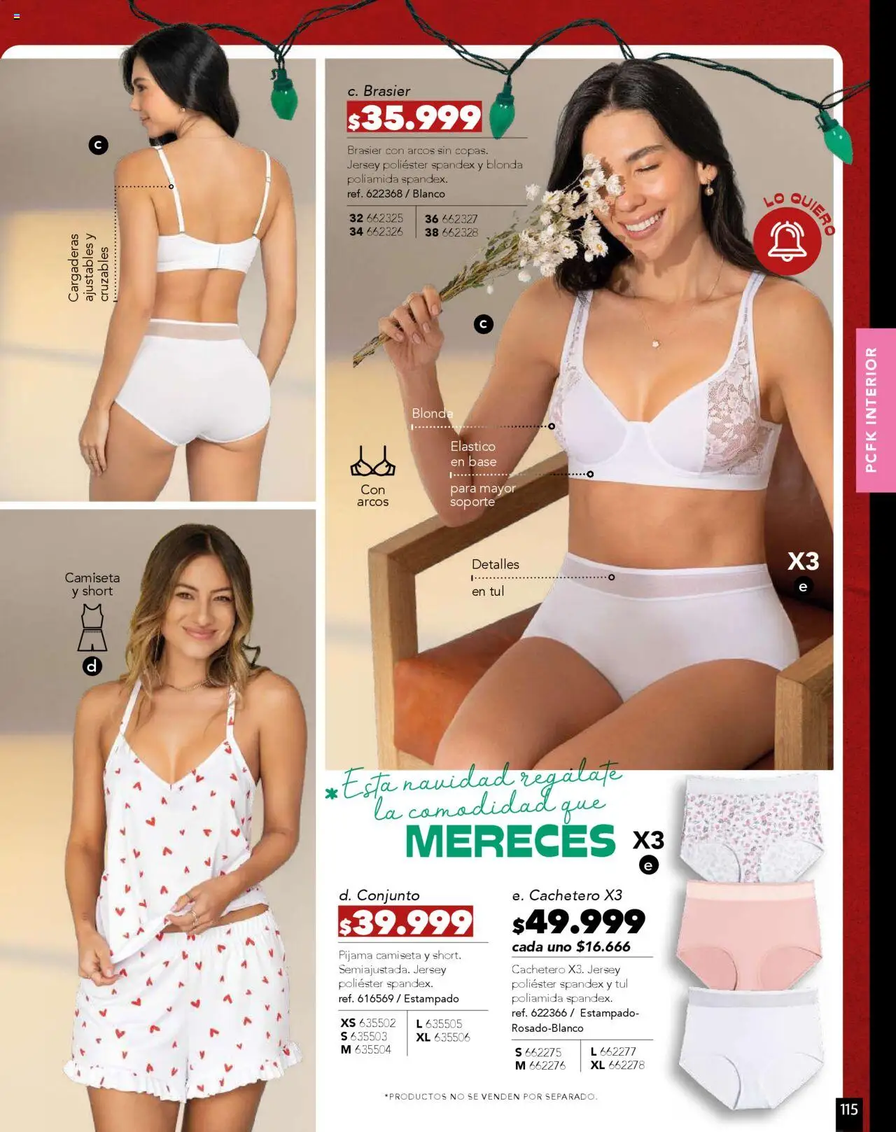 Pacifika revista - valida desde el 25.09.2025 | Página: 129 | Productos: Short, Cachetero, Conjunto, Pijama
