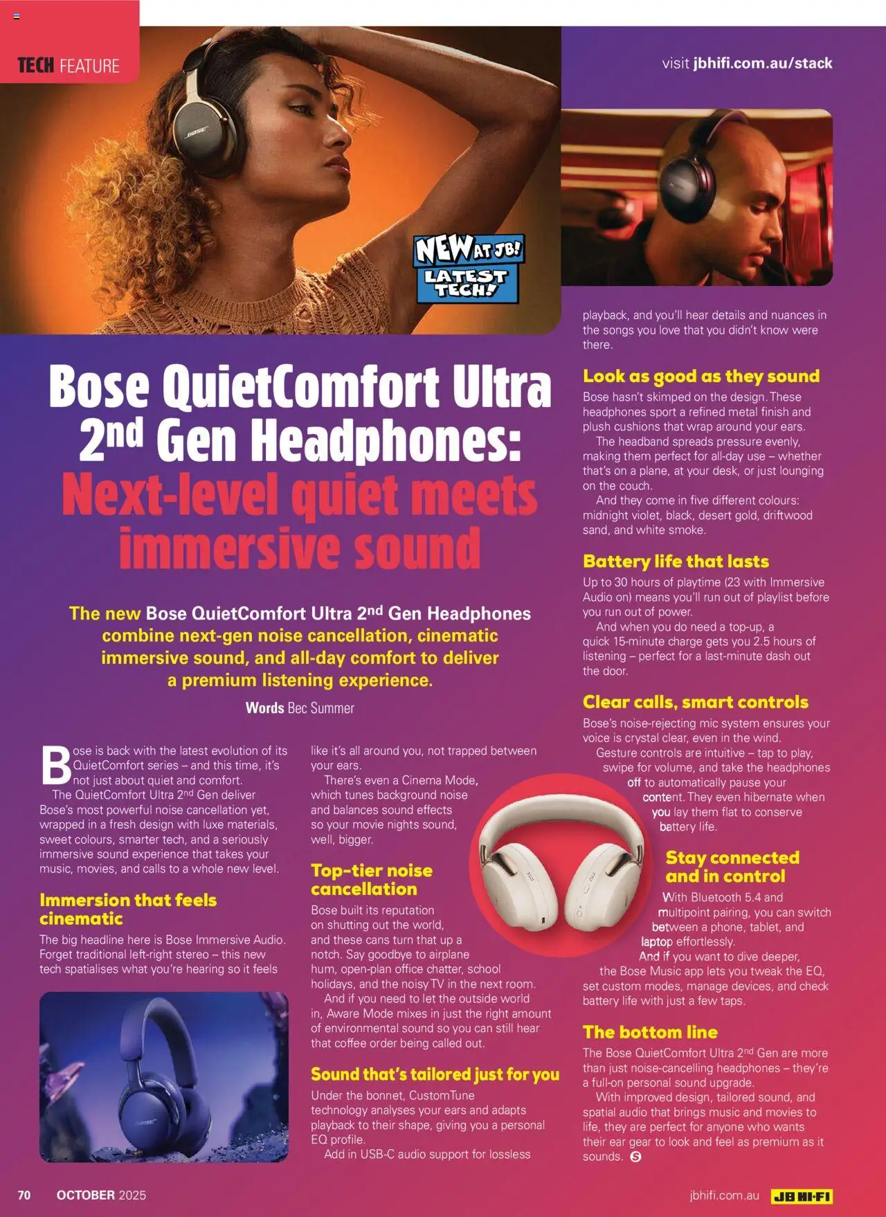 JB Hi-Fi catalogue - valid from 01.10.2025 | Page: 70 | Products: Headband, Coffee, Headphones, Stereo