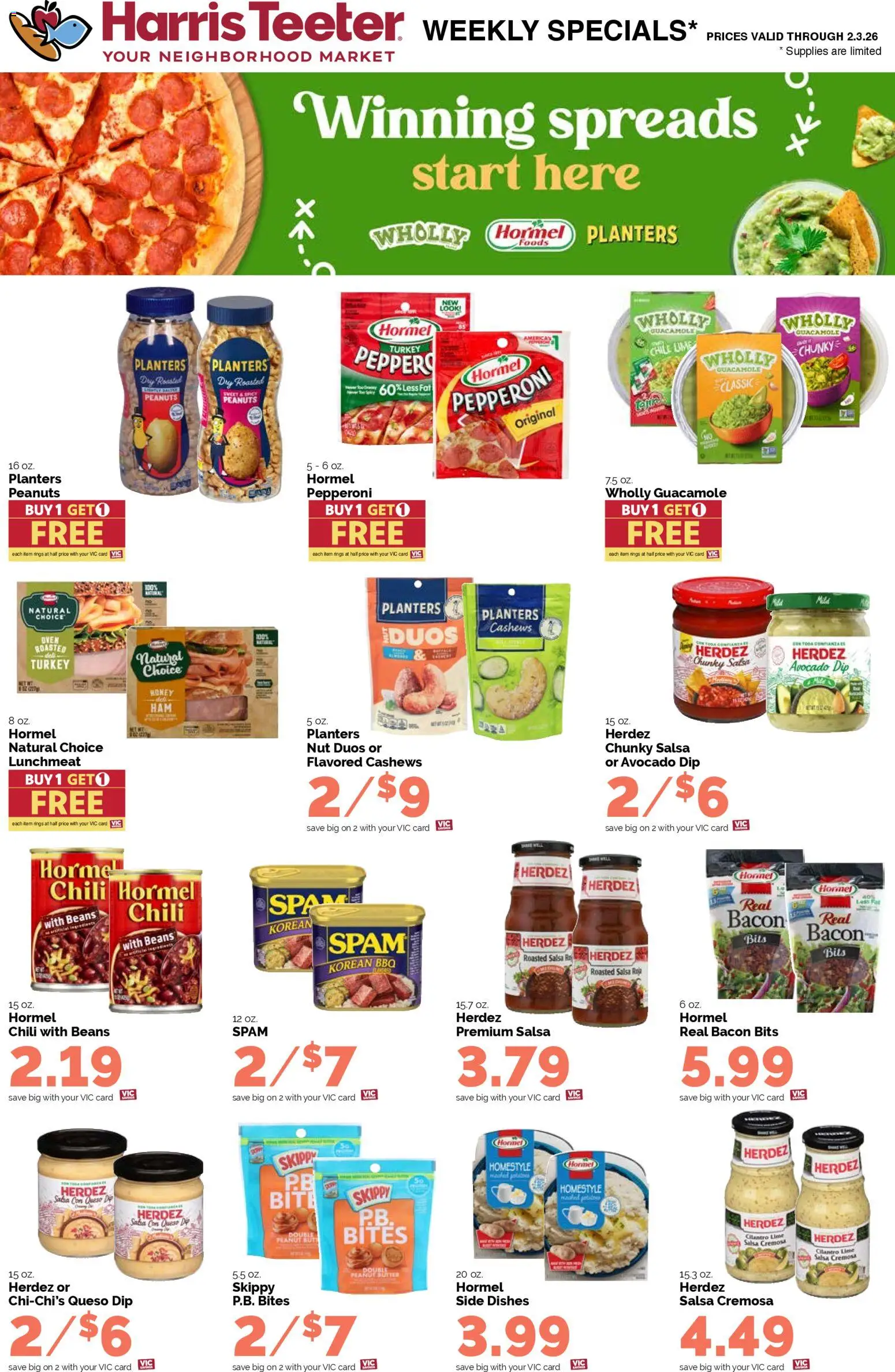 Harris Teeter Weekly Ad - SC - valid from 28.01.2026 | Page: 12 | Products: Peppers, Butter, Avocado, Oven