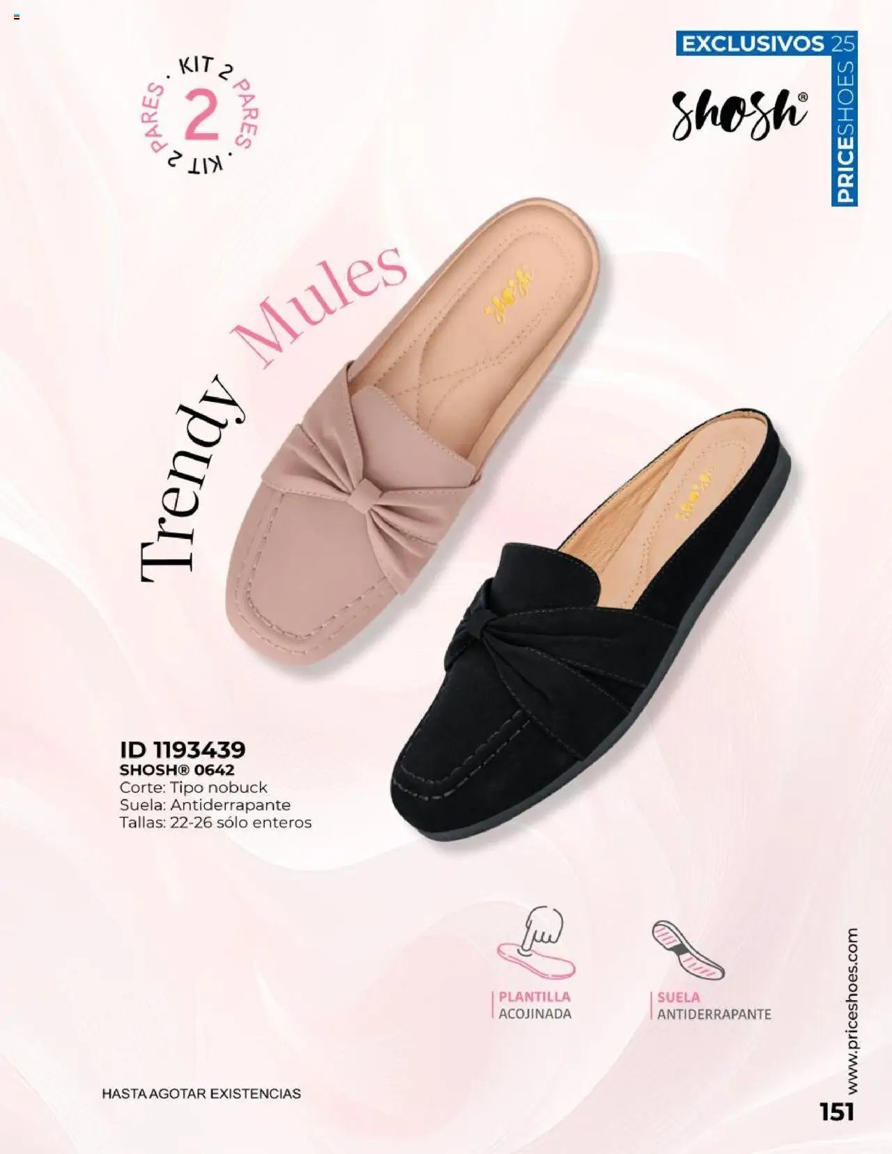 Nuevas ofertas de Price Shoes válidas en toda la República Mexicana desde el 19.10.2025. ¡Encuentra las mejores ofertas en Price Shoes catálogo Exclusivos 2025! | Página: 151