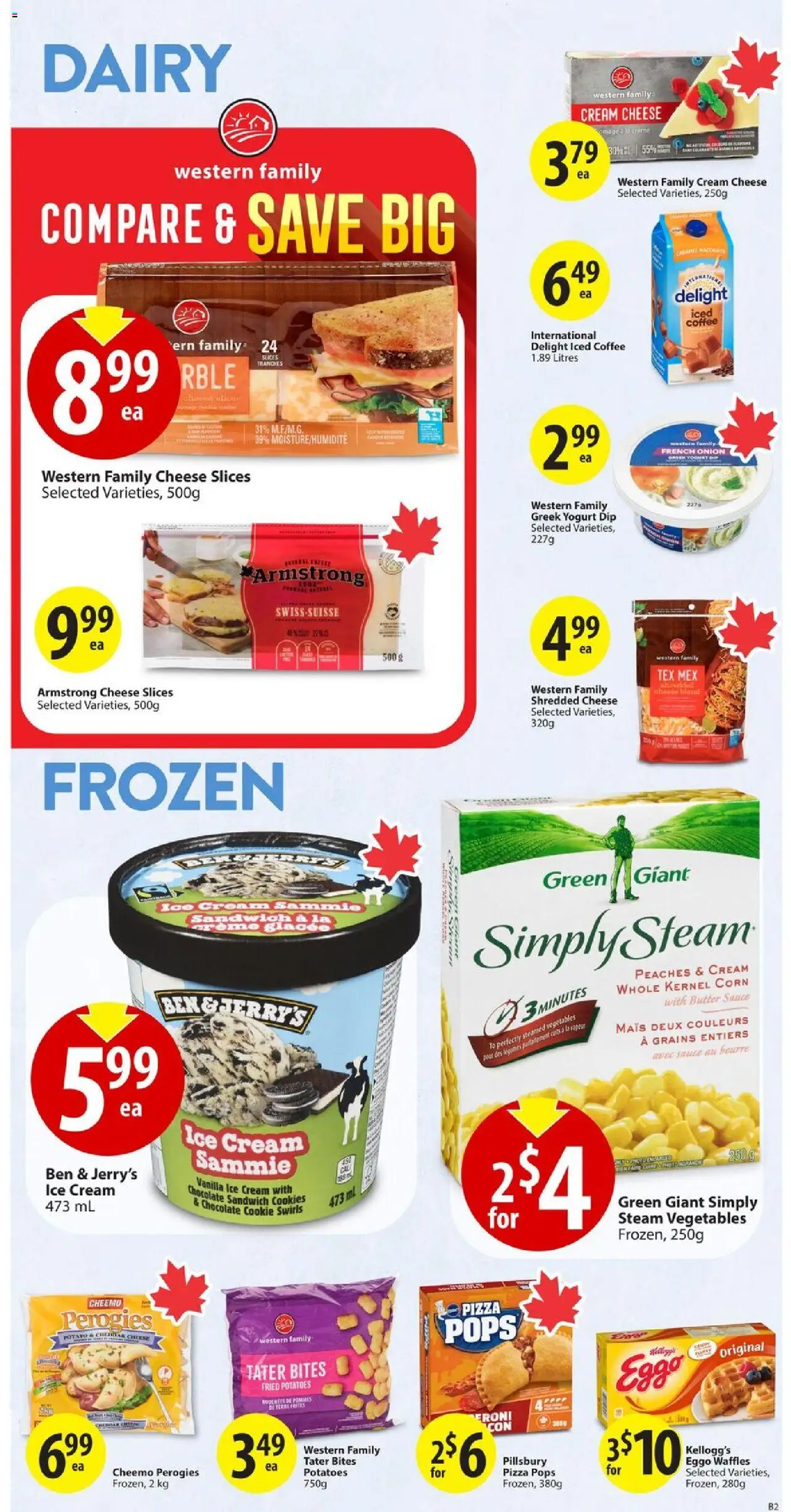 Save on foods flyer valid from 25.09.2025 | Page: 21 | Products: Butter, Cheese, Chocolate, Pizza
