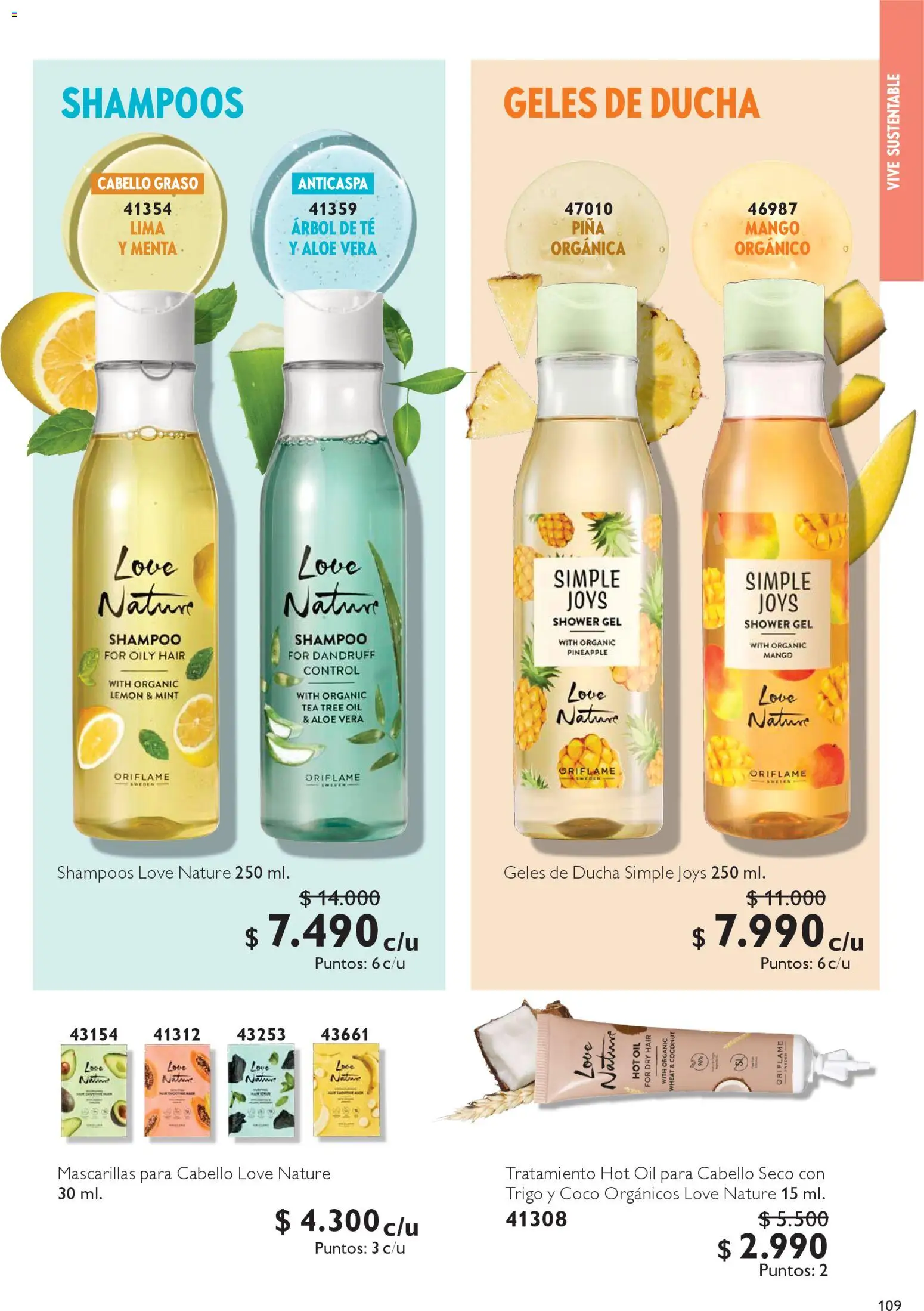 Oriflame catálogo │ válido desde el 06.12.2025 | Página: 109 | Productos: Lima, Mango, Té, Piña