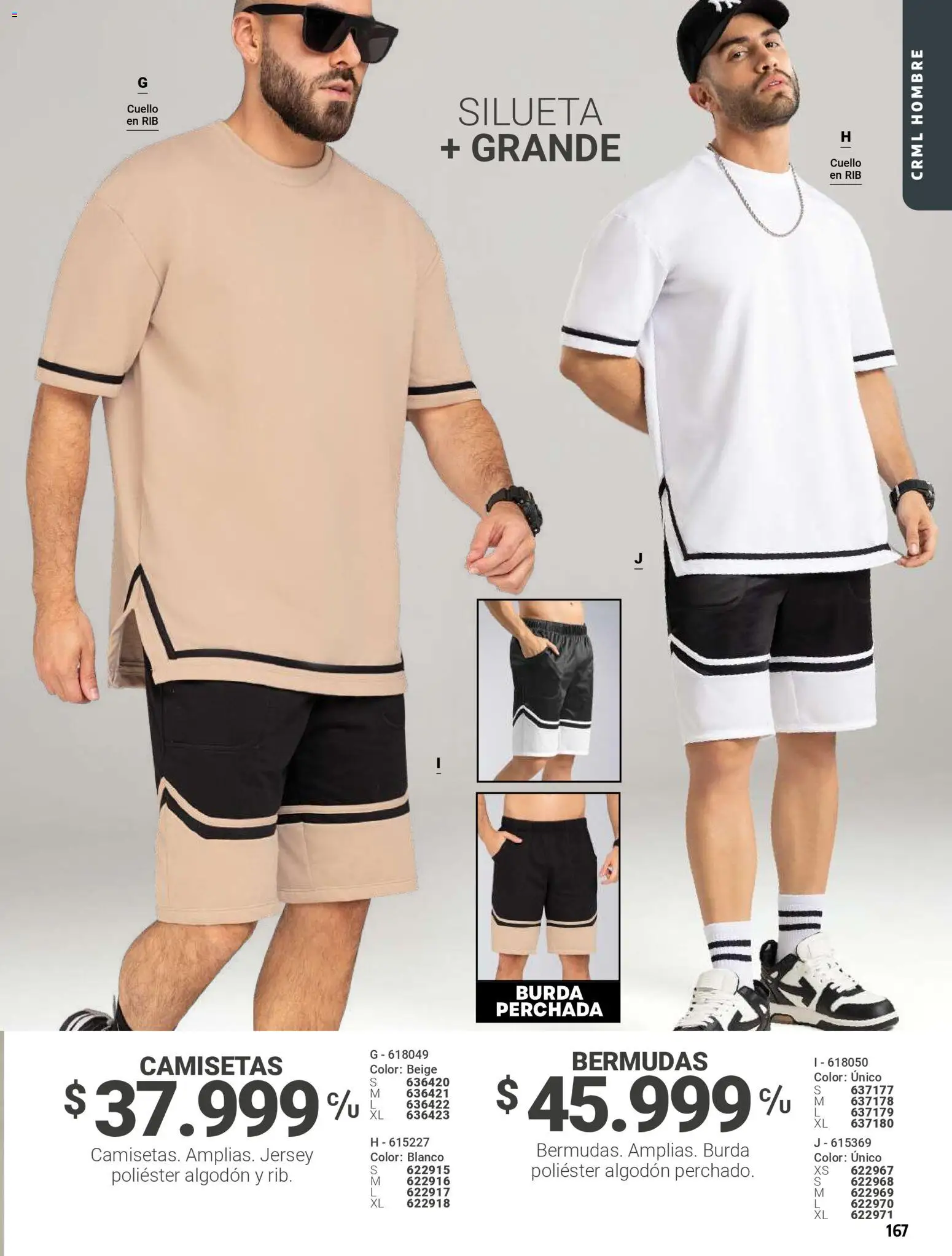 Carmel revista - valida desde el 01.06.2026 | Página: 167 | Productos: Algodón, Cuello, Bermudas