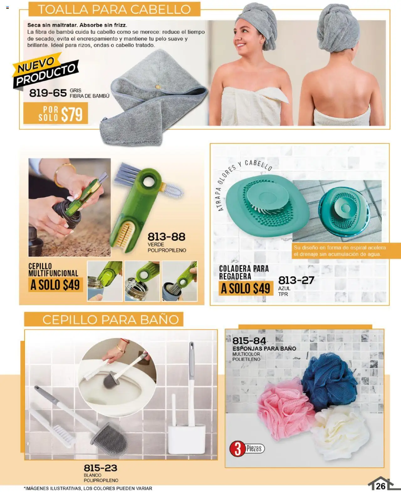 Nuevas ofertas de Cklass válidas en toda la República Mexicana desde el 14.07.2025. ¡Encuentra las mejores ofertas en Cklass catálogo Home! | Página: 27 | Productos: Cepillo, Toalla, Baño, Regadera