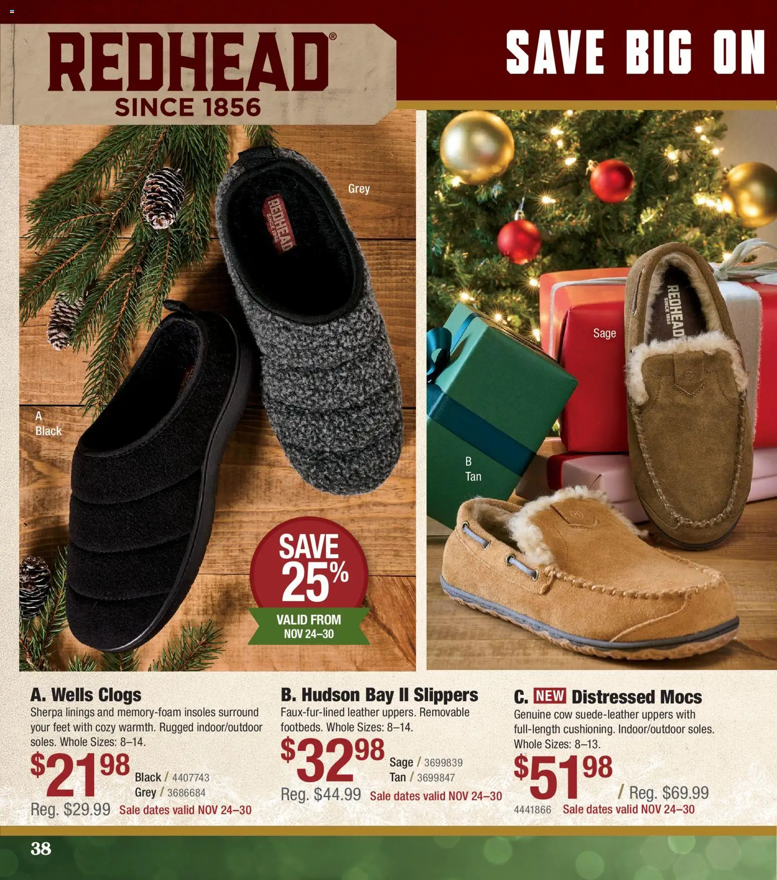 Cabela's Kids' Wishbook 25 - valid from 01.11.2025 | Page: 38 | Products: Slippers