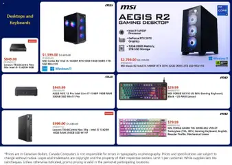 Preview of Canada Computers weekly flyer from shop Canada Computers valid from 10.04.2026