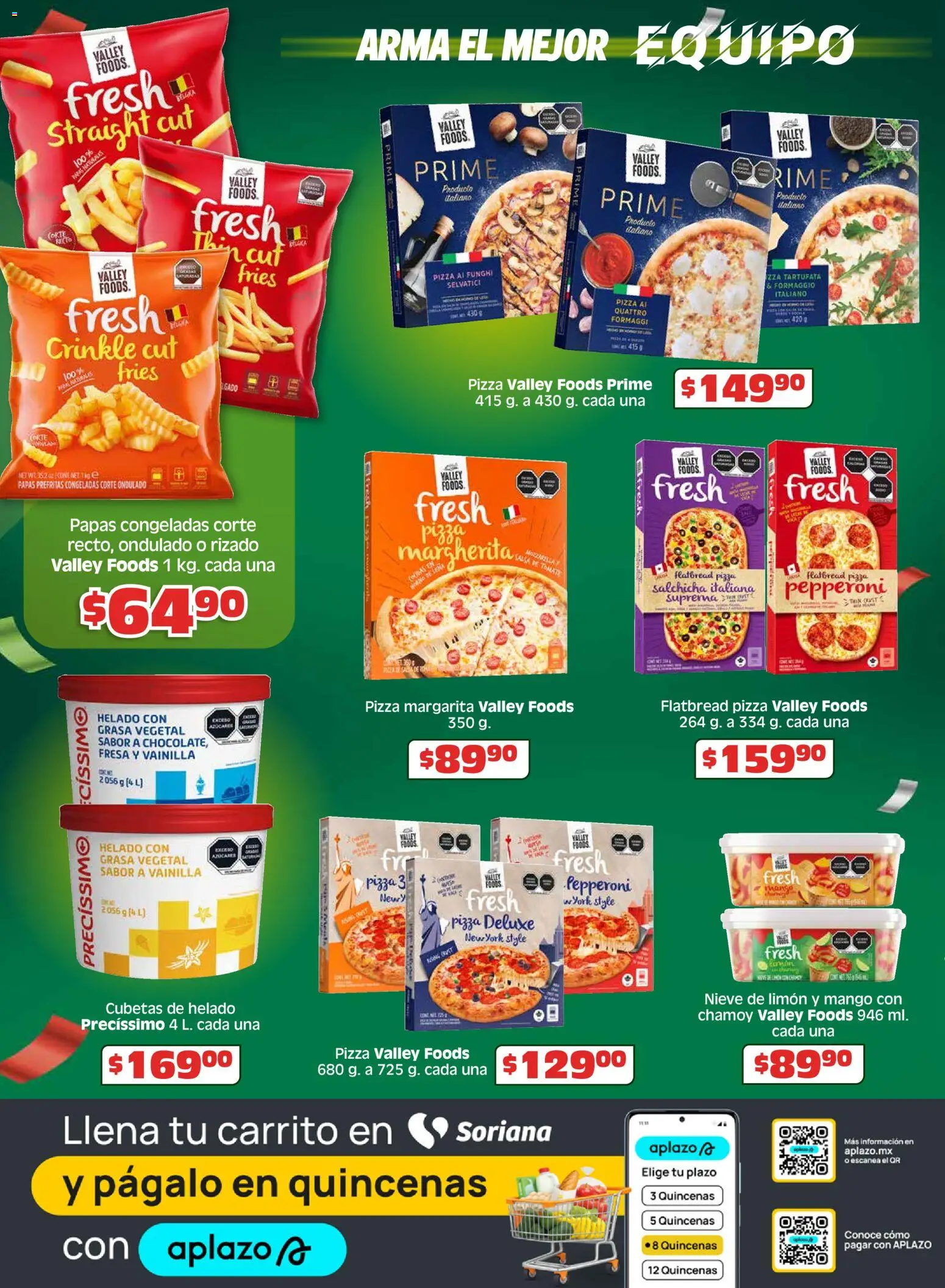 Nuevas ofertas de Soriana válidas en toda la República Mexicana desde el 26.03.2026. ¡Encuentra las mejores ofertas en Soriana En México apoyamos con todo Híper Nacional! | Página: 16 | Productos: Salchicha, Tomate, Pizza, Helado