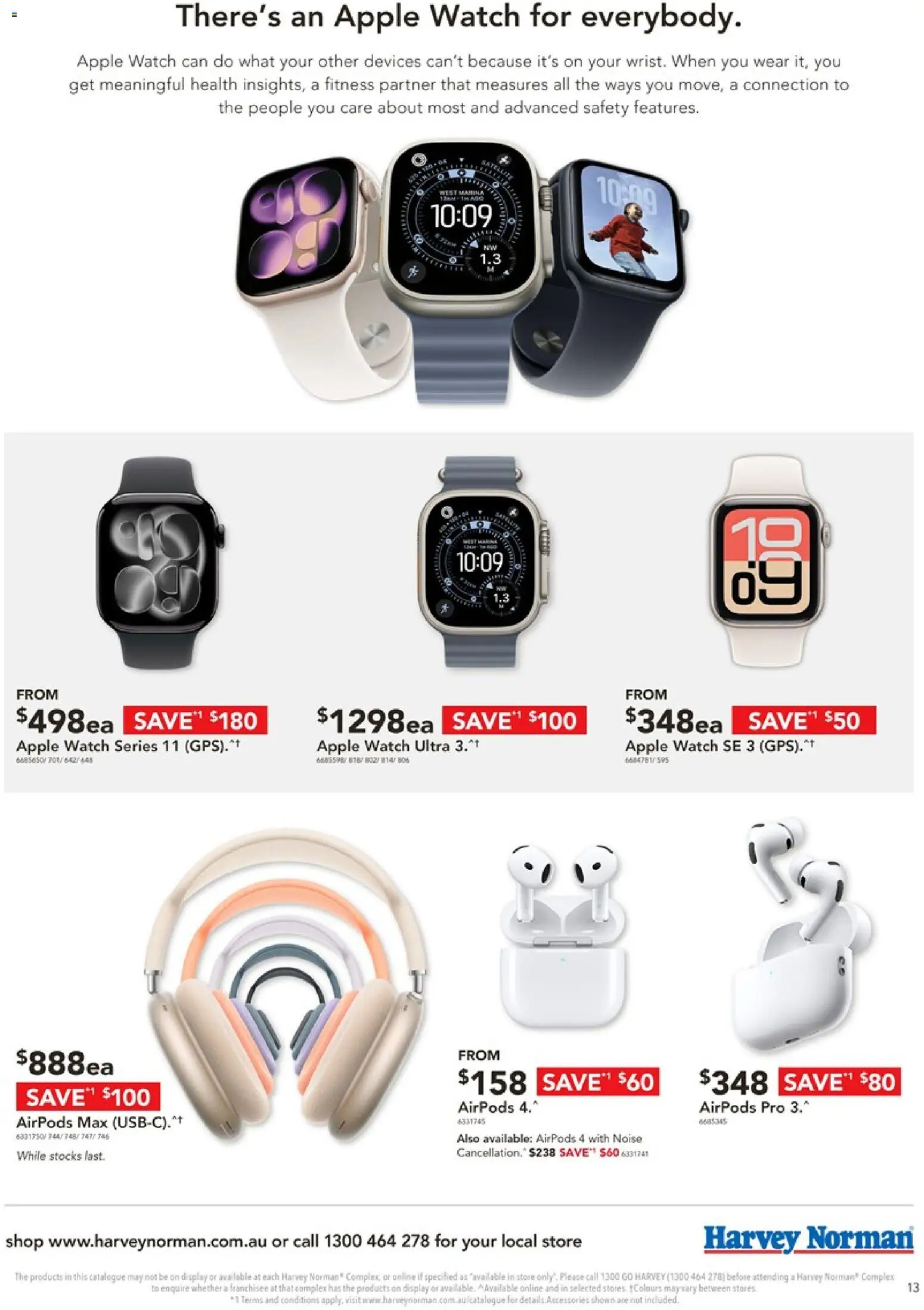 Harvey Norman catalogue - valid from 02.04.2026 | Page: 13 | Products: Watch