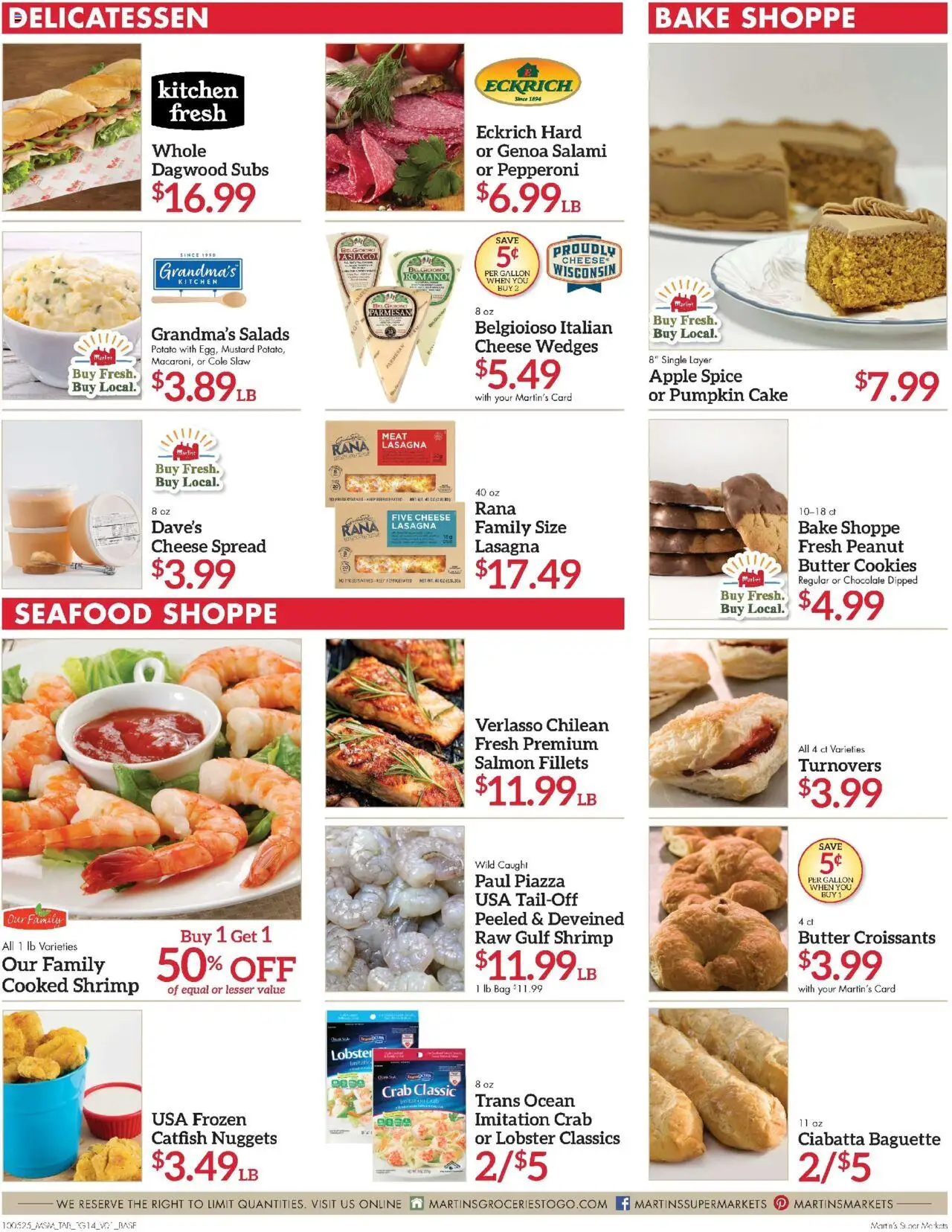 Martin’s Weekly Ad - valid from 05.10.2025 | Page: 15 | Products: Salami, Cookies, Seafood, Pumpkin