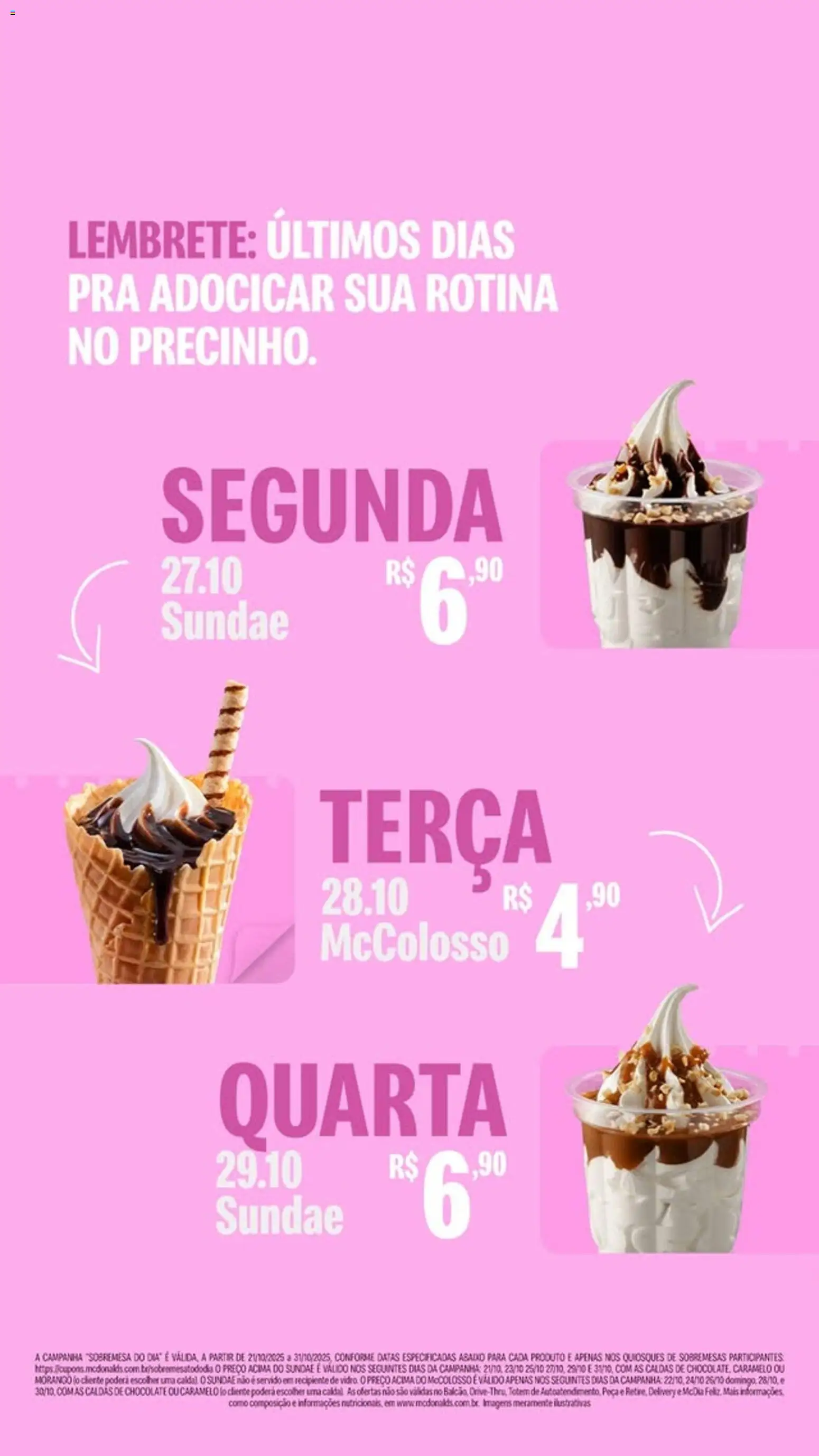 McDonald’s Folheto - válido de 12.12.2025 | Página: 5 | Produtos: Chocolate