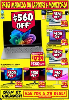 JB Hi-Fi catalogue - valid from 14.08.2025 | Page: 4 | Products: Battery, Notebook, Monitor, Screen
