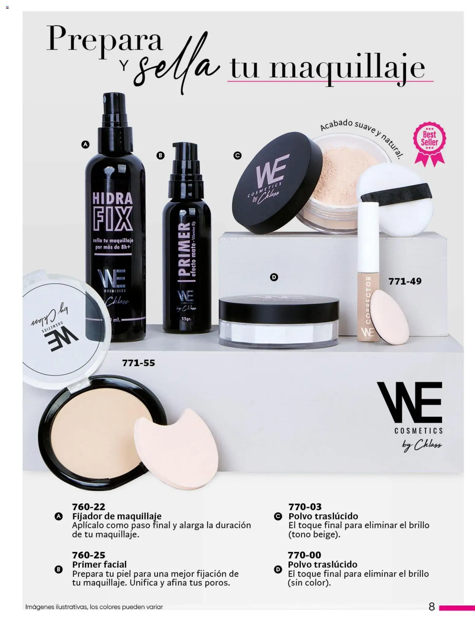 Nuevas ofertas de Cklass válidas en toda la República Mexicana desde el 02.01.2026. ¡Encuentra las mejores ofertas en Cklass catálogo Home! | Página: 50 | Productos: Fijador, Brillo, Maquillaje, Polvo