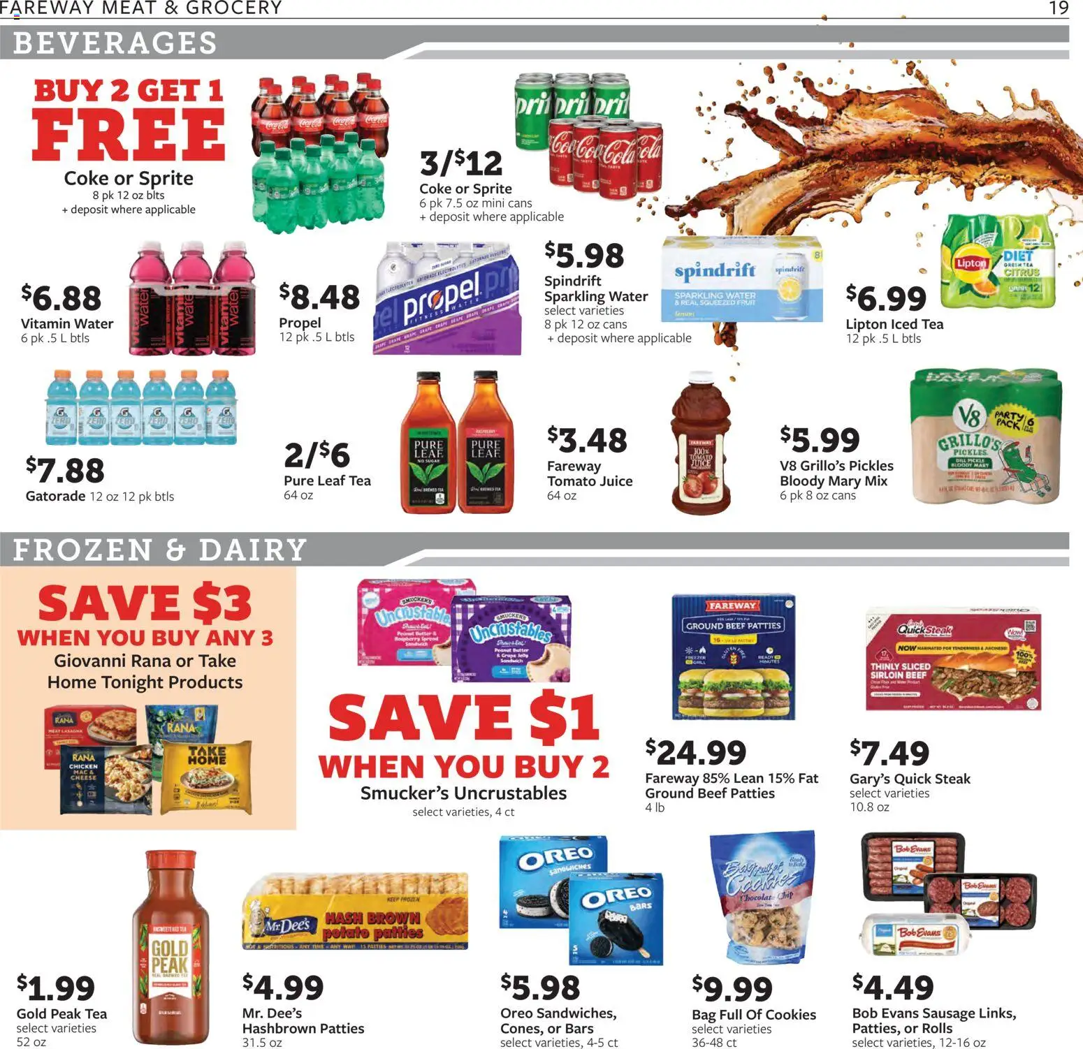 Fareway Weekly Ad - valid from 01.12.2025 | Page: 19 | Products: Cheese, Chocolate, Juice, Freezer