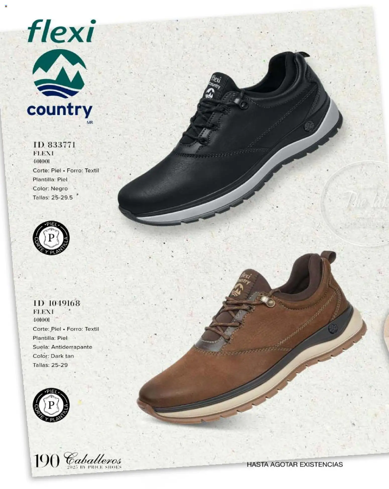 Nuevas ofertas de Price Shoes válidas en toda la República Mexicana desde el 26.11.2025. ¡Encuentra las mejores ofertas en Price Shoes catálogo Caballeros! | Página: 190