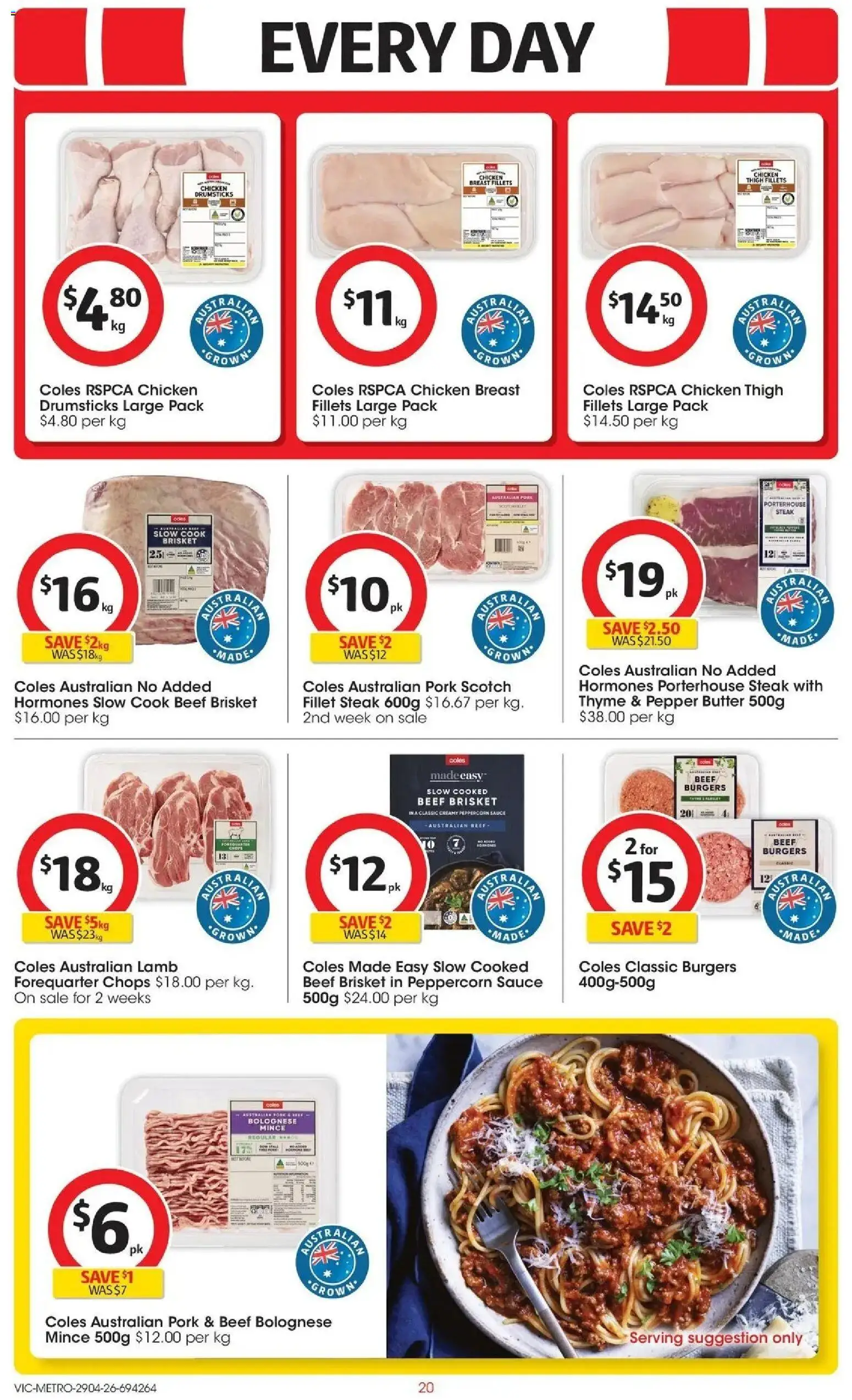 Deals catalogue - valid from 28.04.2026 | Page: 20 | Products: Chicken, Steak, Pepper, Scotch