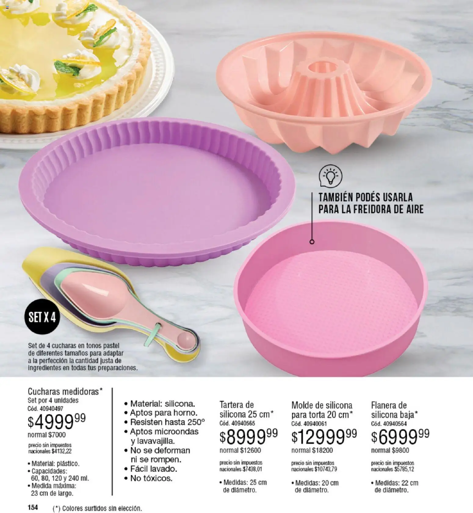 Millanel - Catálogo │ válido desde el 05.01.2026 | Página: 154 | Productos: Flanera, Freidora, Microondas, Torta