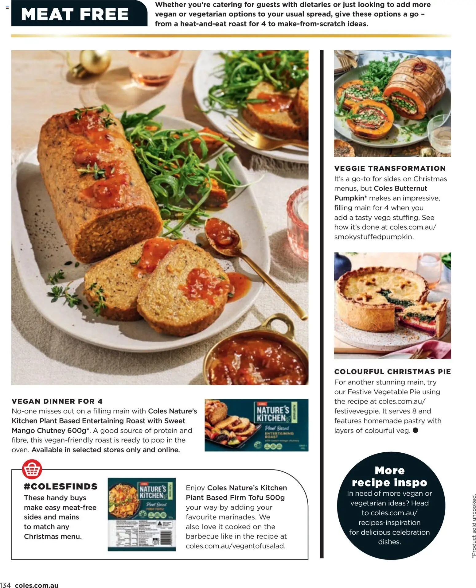 Coles catalogue - valid from 06.11.2025 | Page: 134 | Products: Plant, Meat, Pastry, Mango
