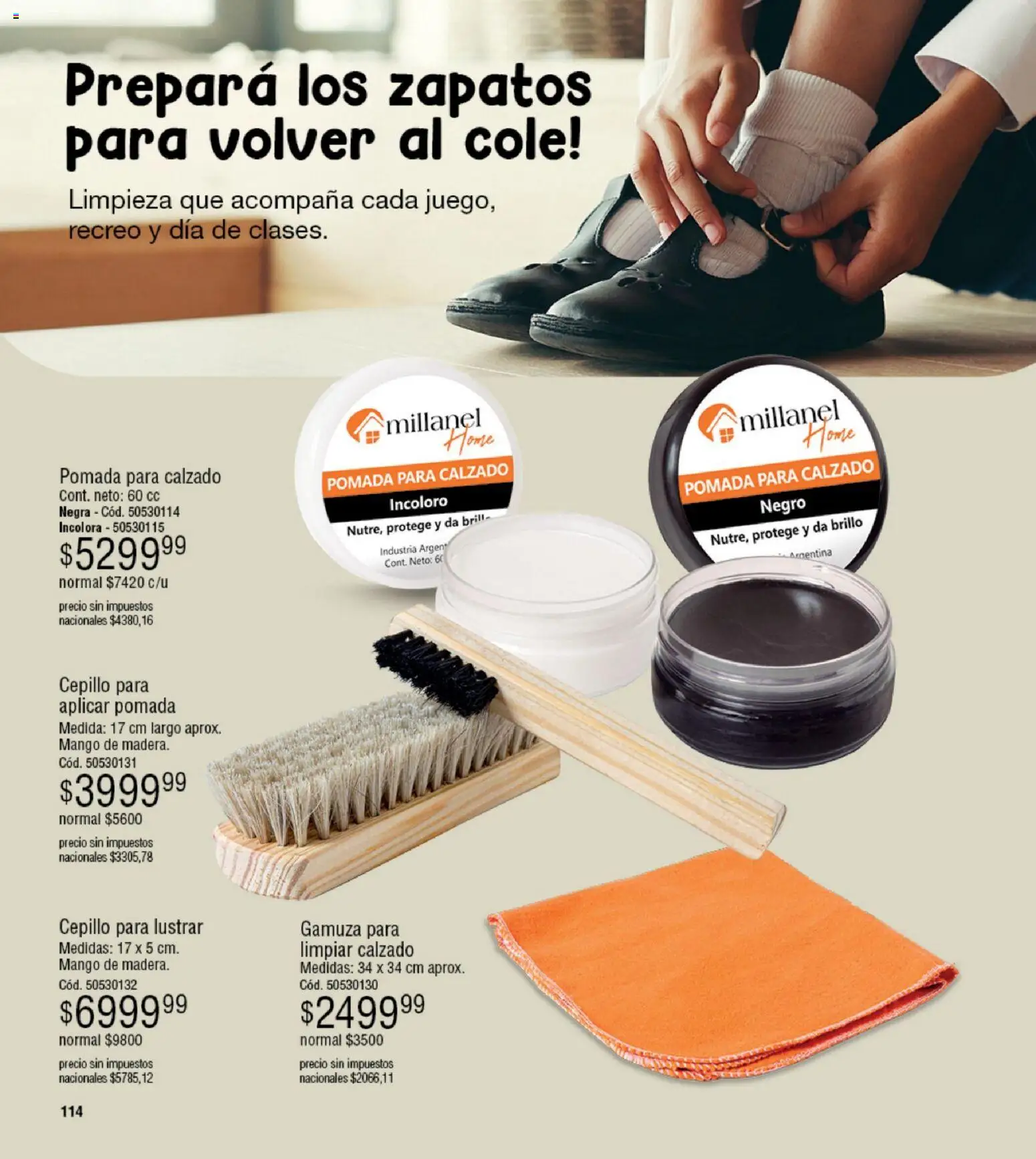 Millanel - Catálogo │ válido desde el 02.02.2026 | Página: 138 | Productos: Zapatos, Pomada, Mango, Gamuza