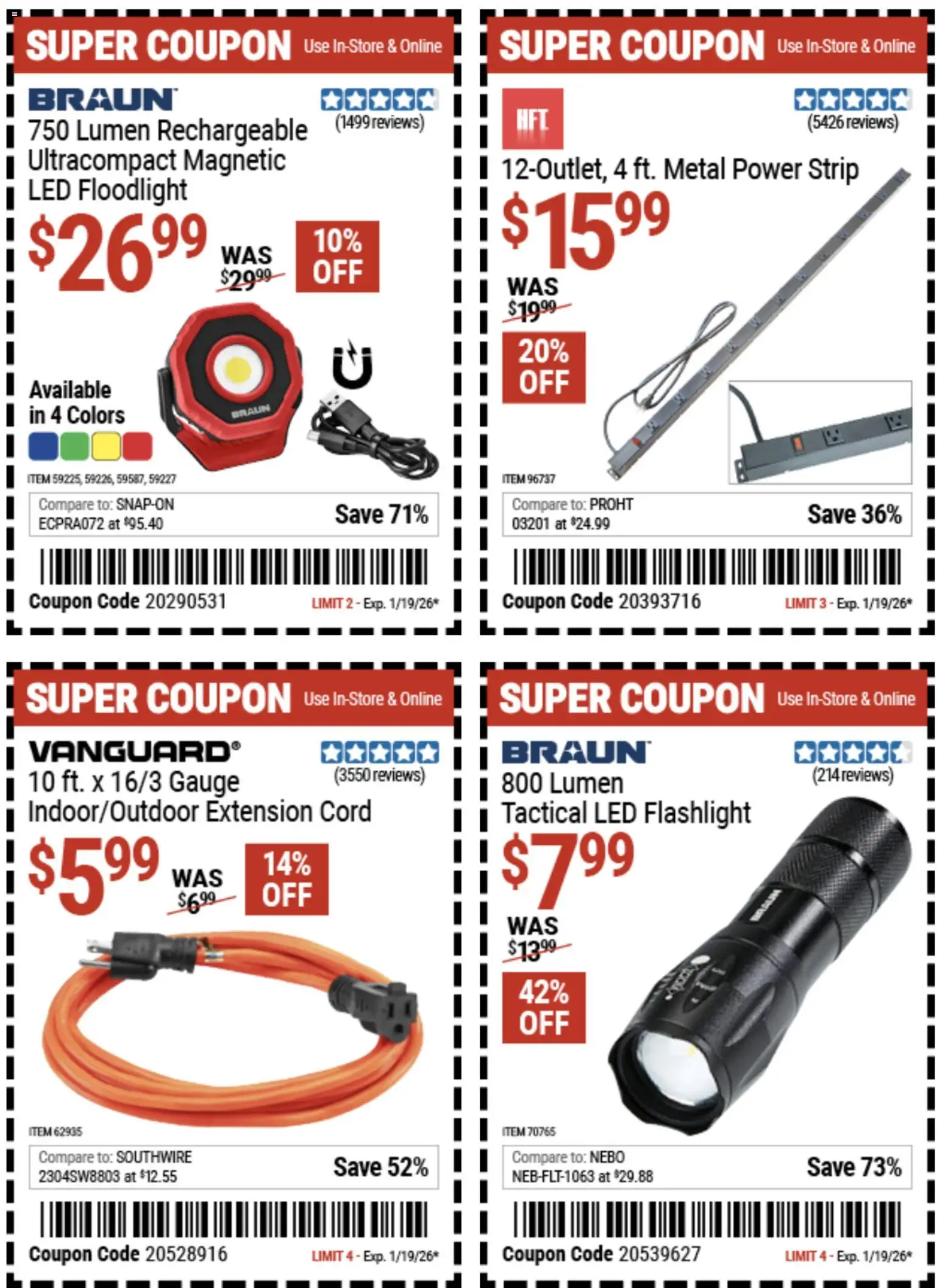 Harbor Freight Weekly Ad - valid from 29.12.2025 | Page: 12
