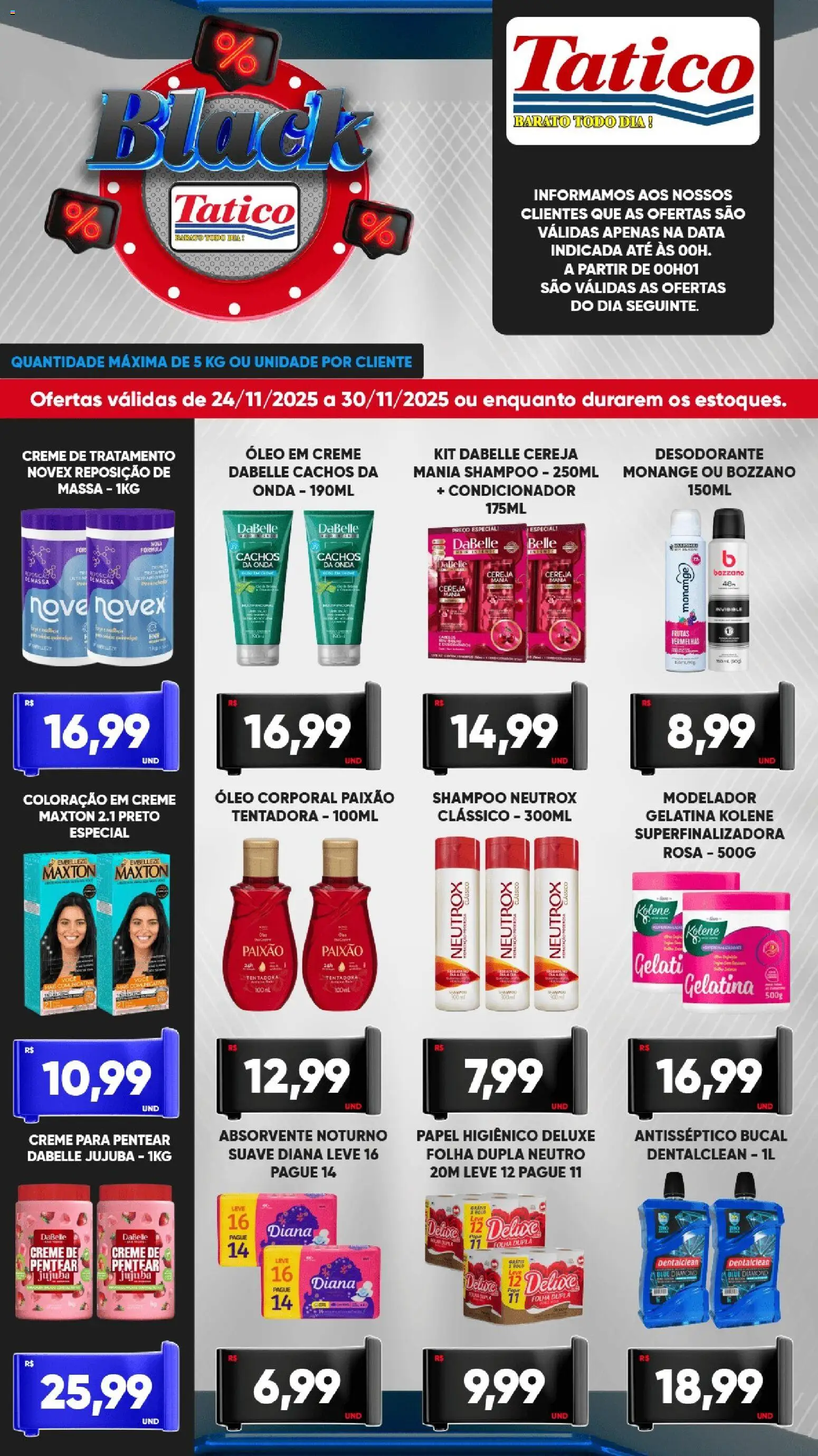Tatico Folheto - válido de 24.11.2025 | Página: 6 | Produtos: Cereja, Desodorante, Massa, Creme