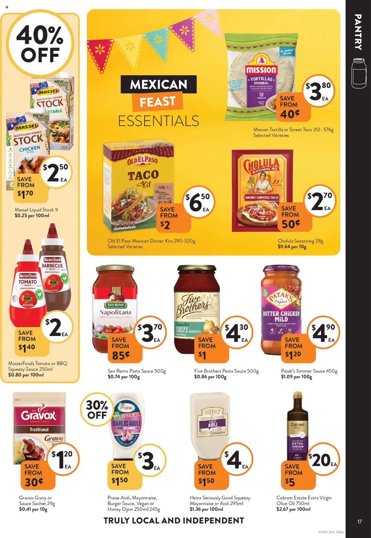 Foodworks catalogue - valid from 15.10.2025 | Page: 17 | Products: Curry, Honey, Chicken, Garlic