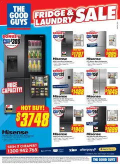 Preview of The Good Guys Fridge & Laundry Sale - valid from 05.03.2026 | Page: 14 | Products: Door, Shorts, Fridge, Refrigerator