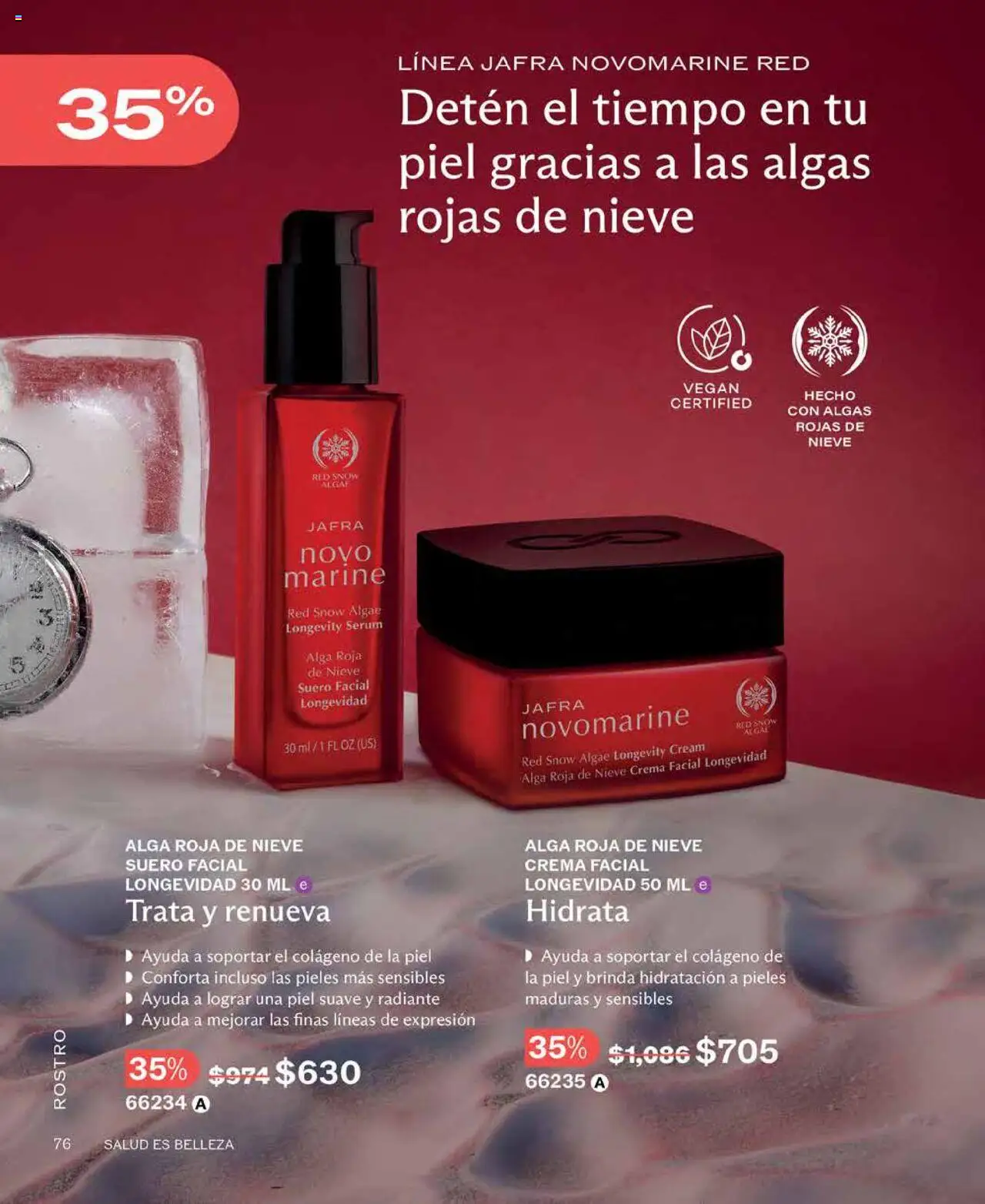 Nuevas ofertas de JAFRA válidas en toda la República Mexicana desde el 01.08.2025. ¡Encuentra las mejores ofertas en JAFRA - Catálogo! | Página: 76 | Productos: Serum, Crema, Radiante