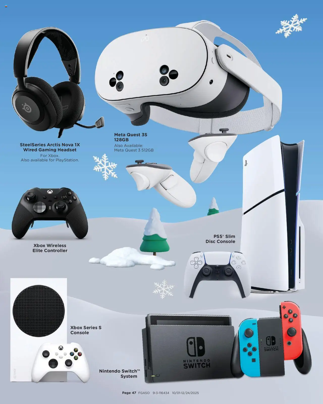 Fred Meyer Toy Book - valid from 10.10.2025 | Page: 47 | Products: Switch, Xbox, Headset, Nintendo