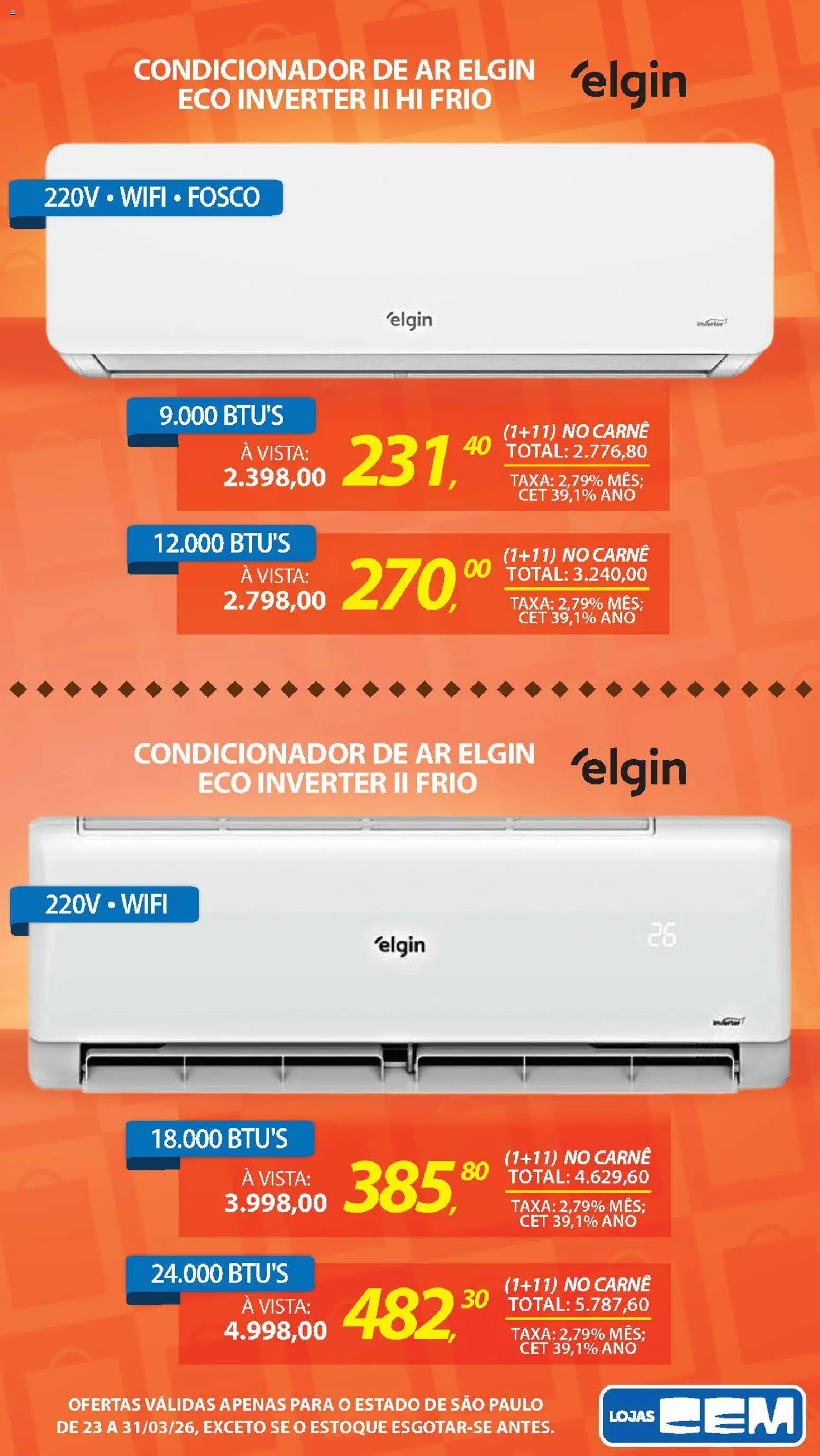 Lojas Cem Folheto - válido de 23.03.2026 | Página: 127