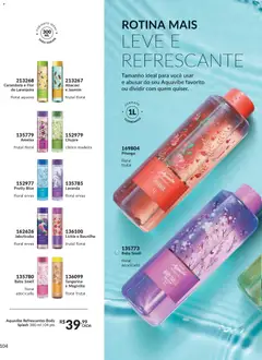 Avon - Campanha 03 - Pré-Visualização do folheto da loja Avon, válido de 15.01.2026 | Página: 104 | Produtos: Lichia, Abacaxi, Body, Ameixa