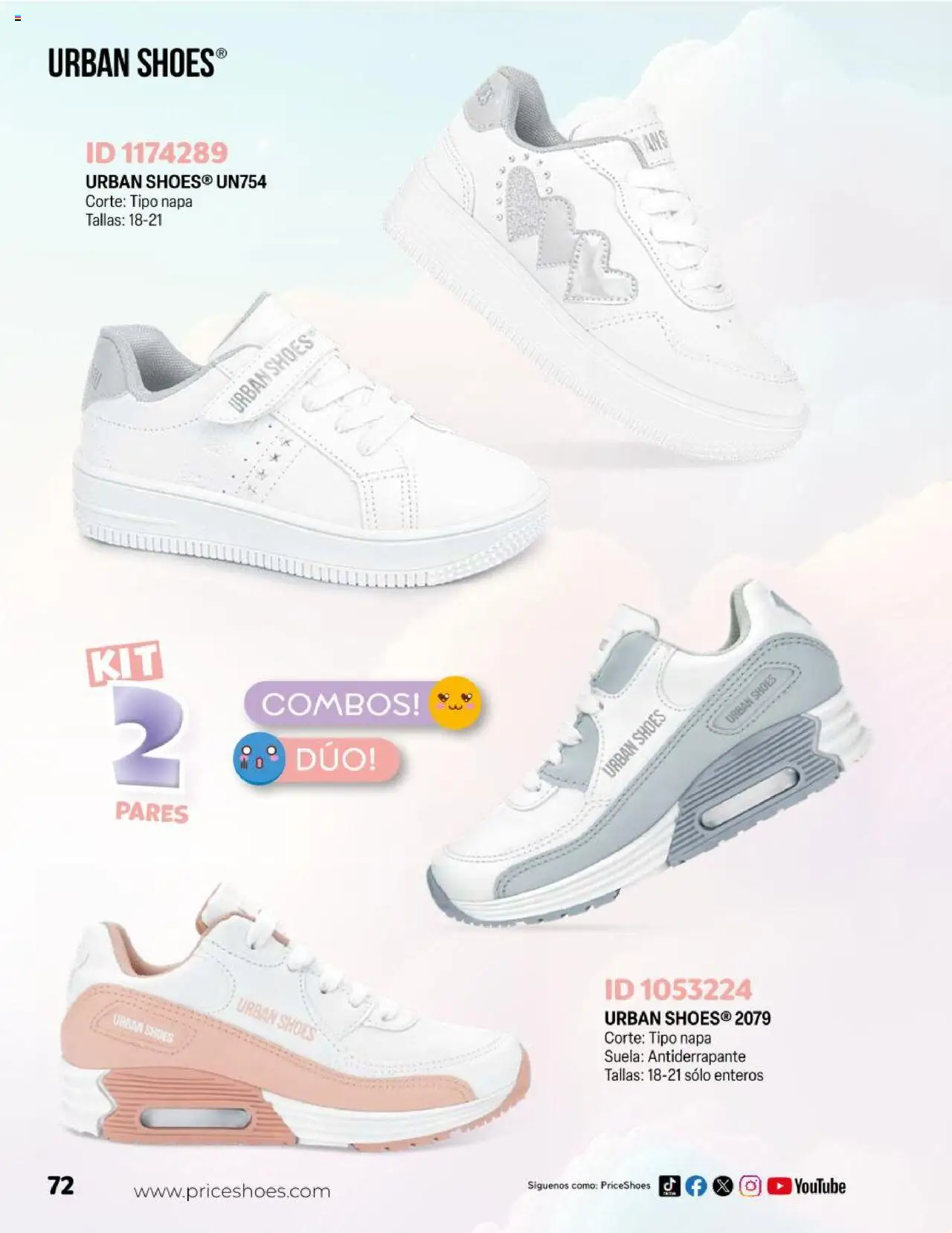 Nuevas ofertas de Price Shoes válidas en toda la República Mexicana desde el 23.04.2025. ¡Encuentra las mejores ofertas en Price Shoes catálogo Kids! | Página: 72